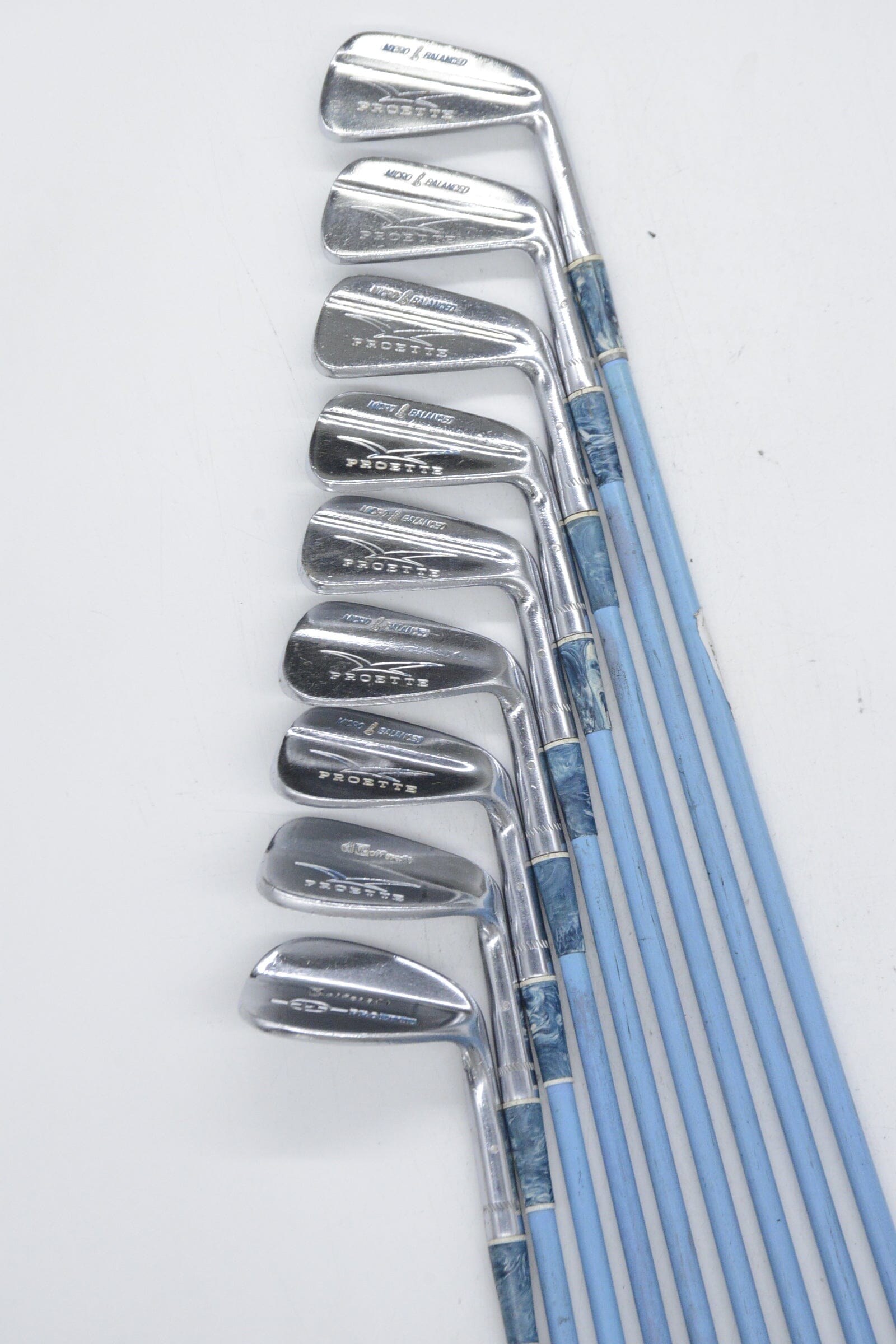 Women's GolfCraft Proette 3-PW, SW Iron Set W Flex -1.25" Golf Clubs GolfRoots