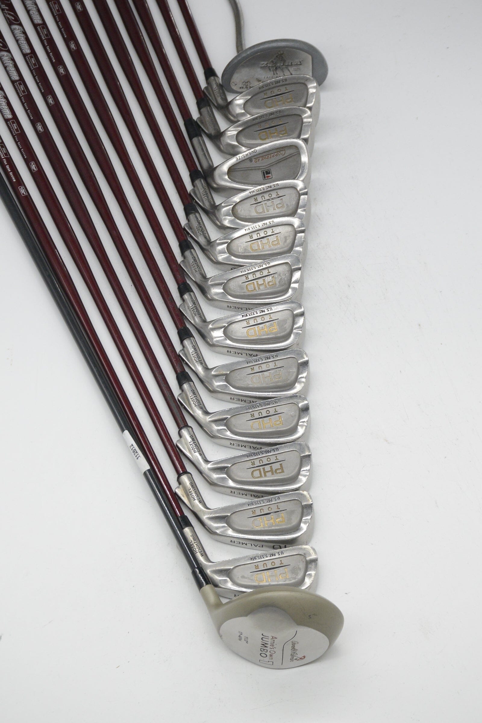 Palmer PHD Tour Mixed Full Set S Flex +0.5" Golf Clubs GolfRoots