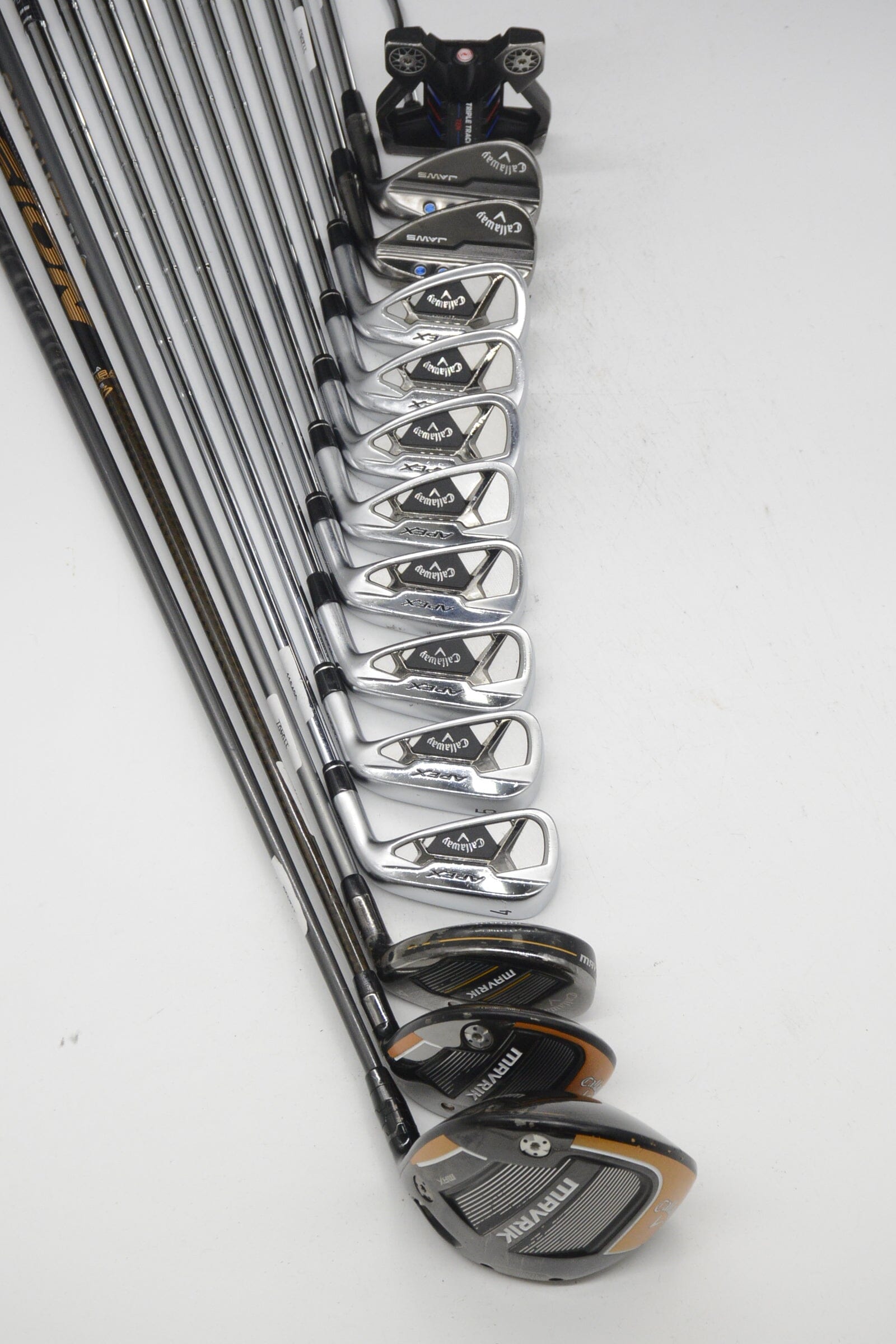 Callaway Apex 21 Mixed Full Set S Flex -0.25" Golf Clubs GolfRoots