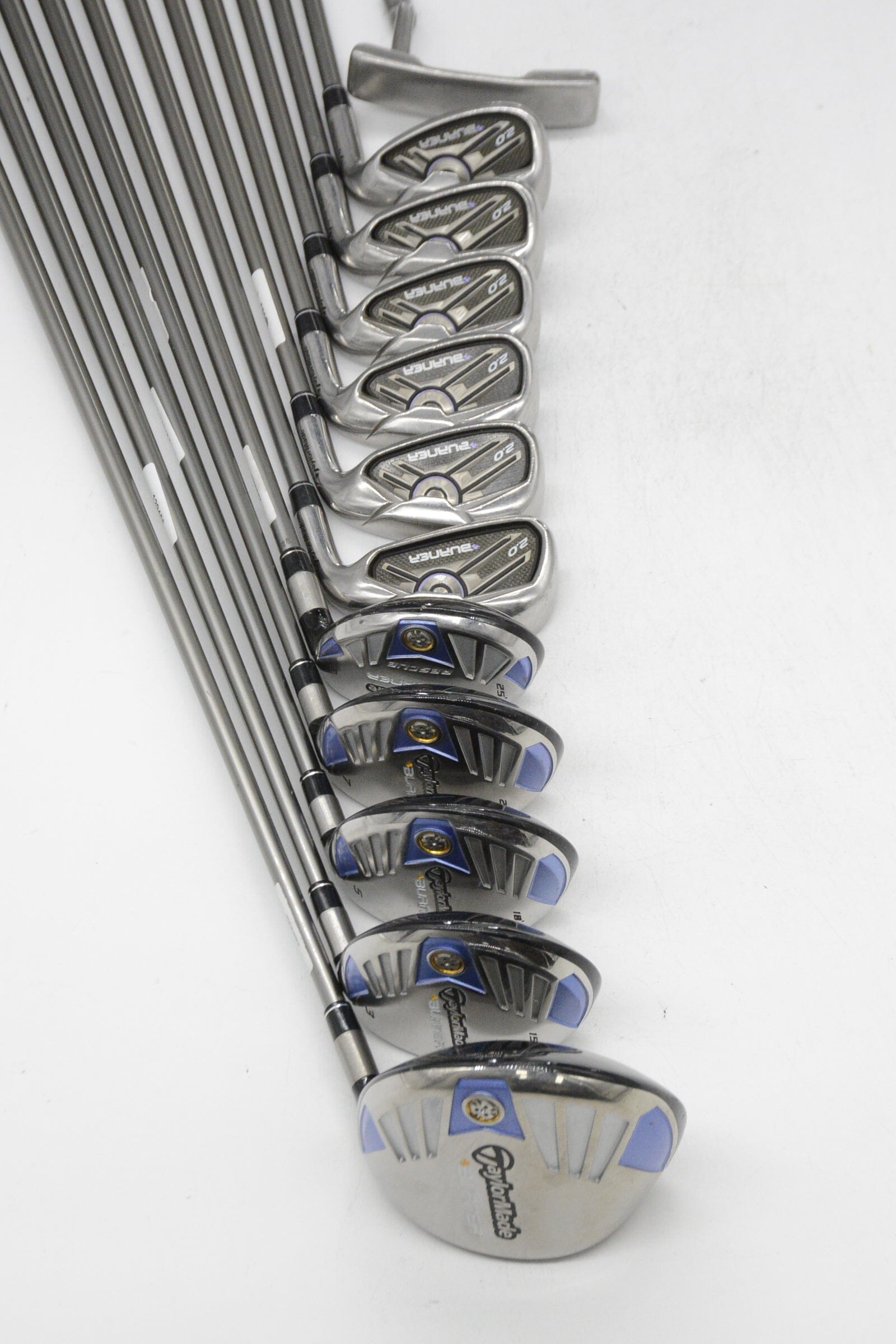 Women's TaylorMade Burner 2.0 Mixed Full Set W Flex -0.5" Golf Clubs GolfRoots