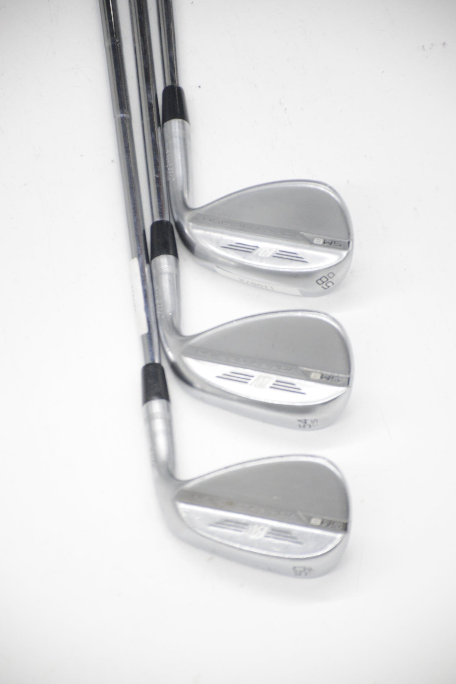 Titleist Vokey SM8 Tour Chrome 50, 54, 58 Degree Wedge Set Wedge Flex Golf Clubs GolfRoots