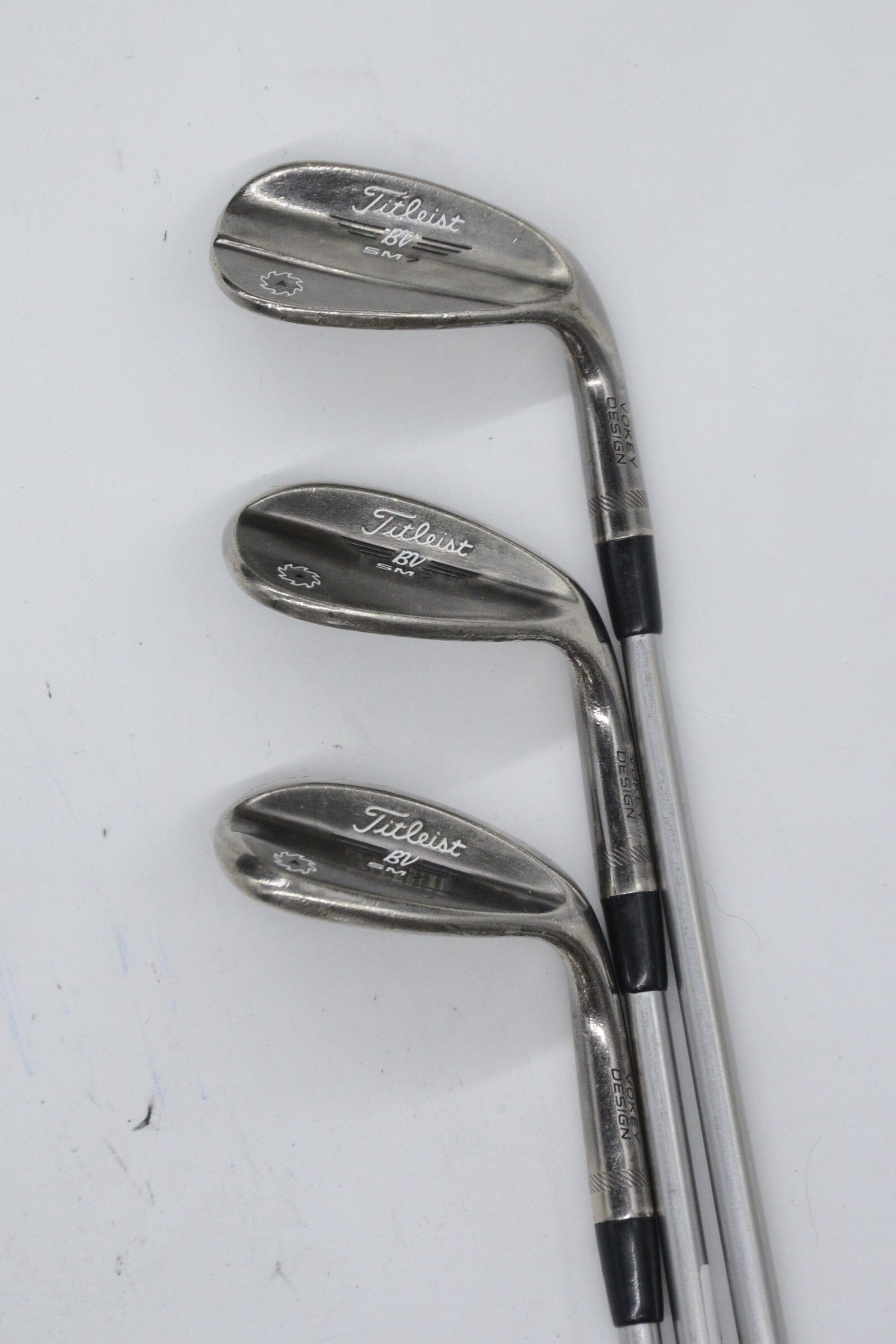 Titleist Vokey SM7 Brushed Steel 50, 56, 60 Degree Wedge Set S Flex Golf Clubs GolfRoots