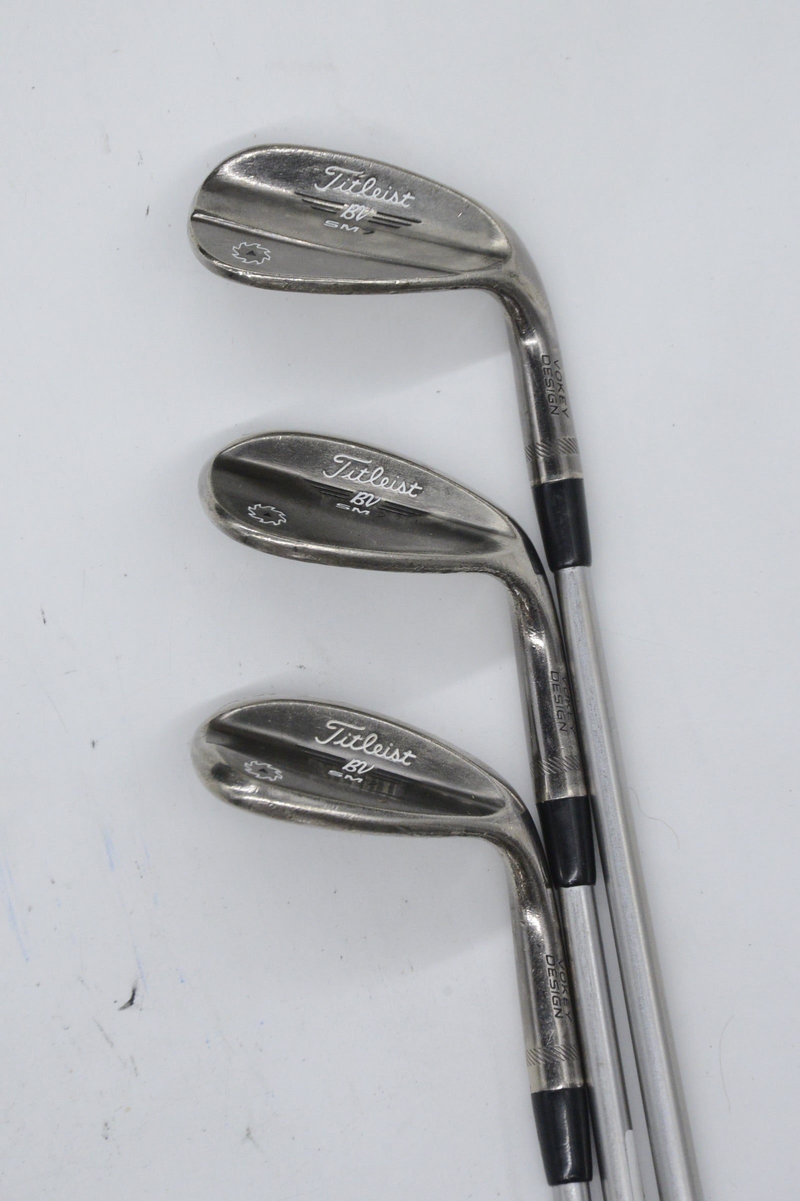 Titleist Vokey SM7 Brushed Steel 50, 56, 60 Degree Wedge Set S Flex