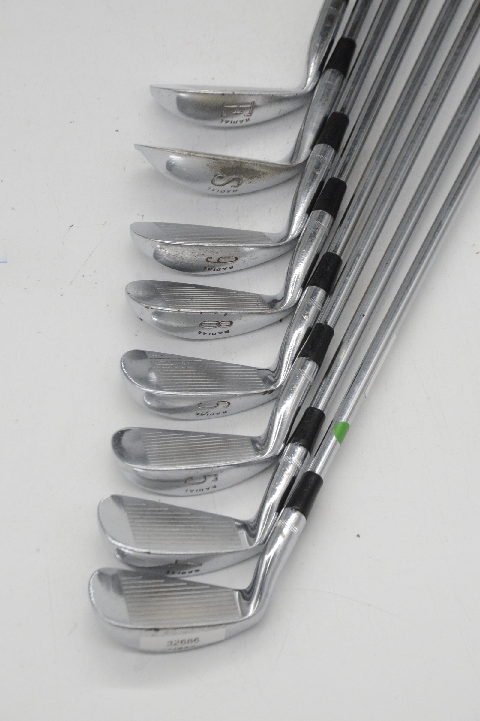 Ben Hogan Radial 3-6, 8-PW, SW Iron Set S Flex Std Length Golf Clubs GolfRoots