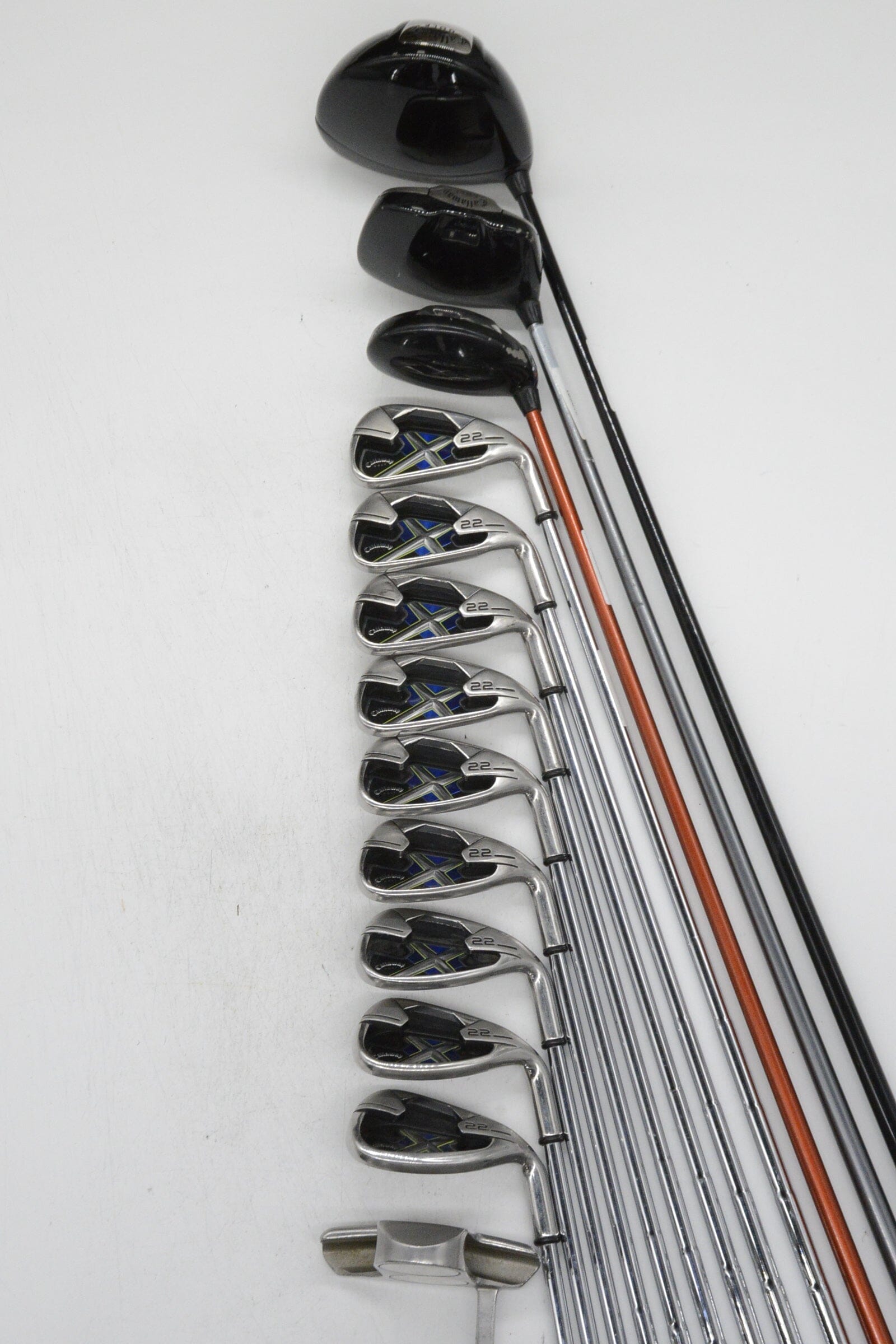 Callaway X-22 Mixed Full Set Uniflex -0.25" Golf Clubs GolfRoots