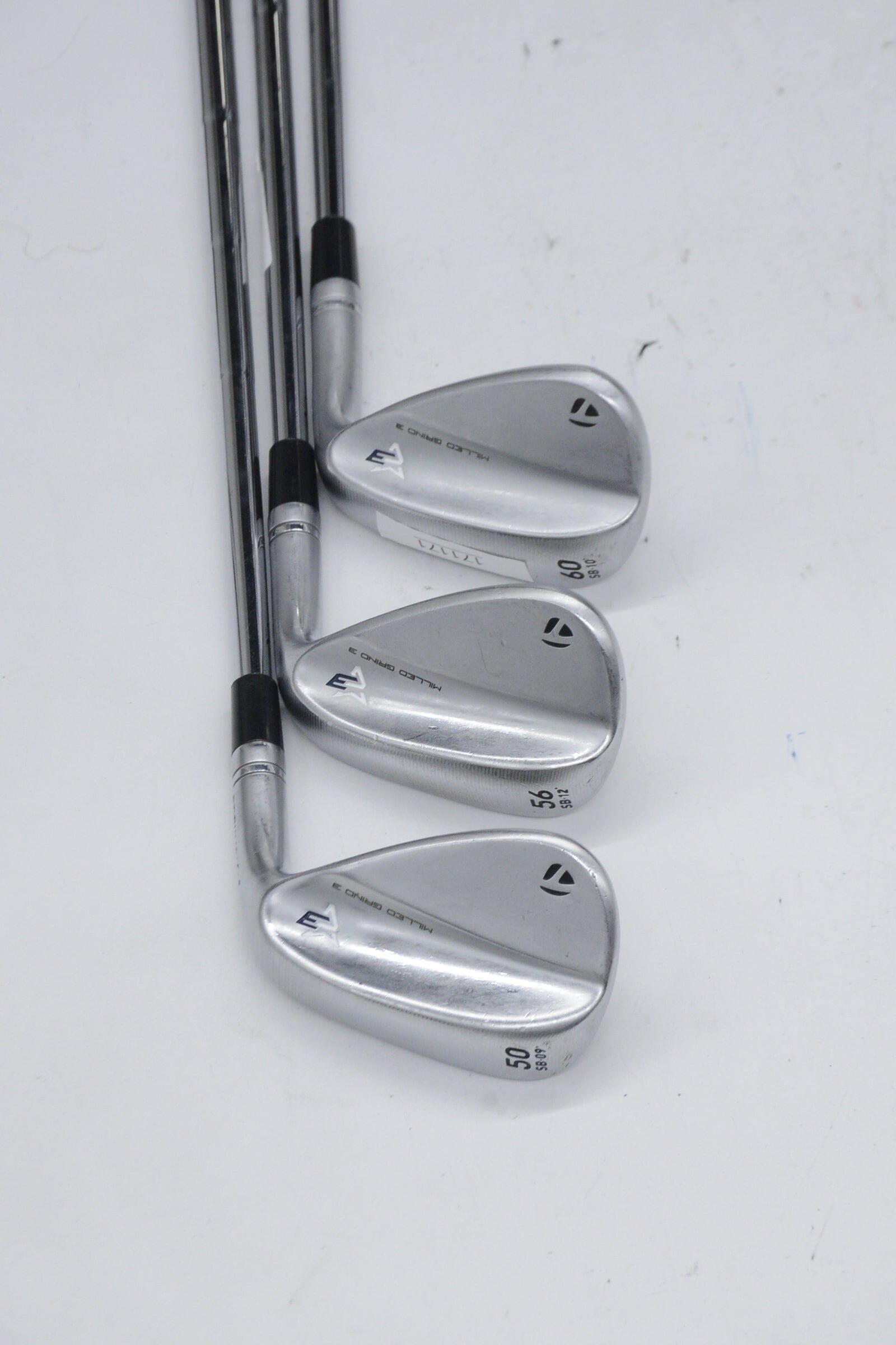 TaylorMade MG3 Chrome 50, 56, 60 Degree Wedge Set S Flex Golf Clubs GolfRoots