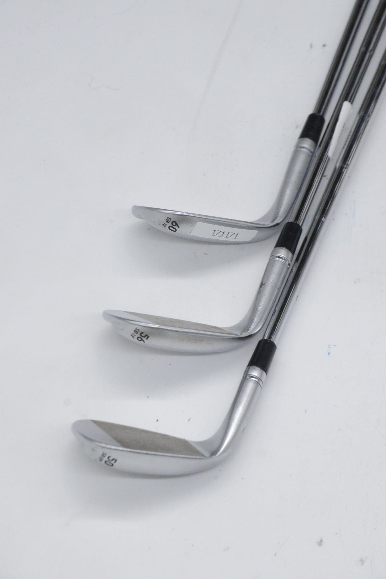 TaylorMade MG3 Chrome 50, 56, 60 Degree Wedge Set S Flex Golf Clubs GolfRoots