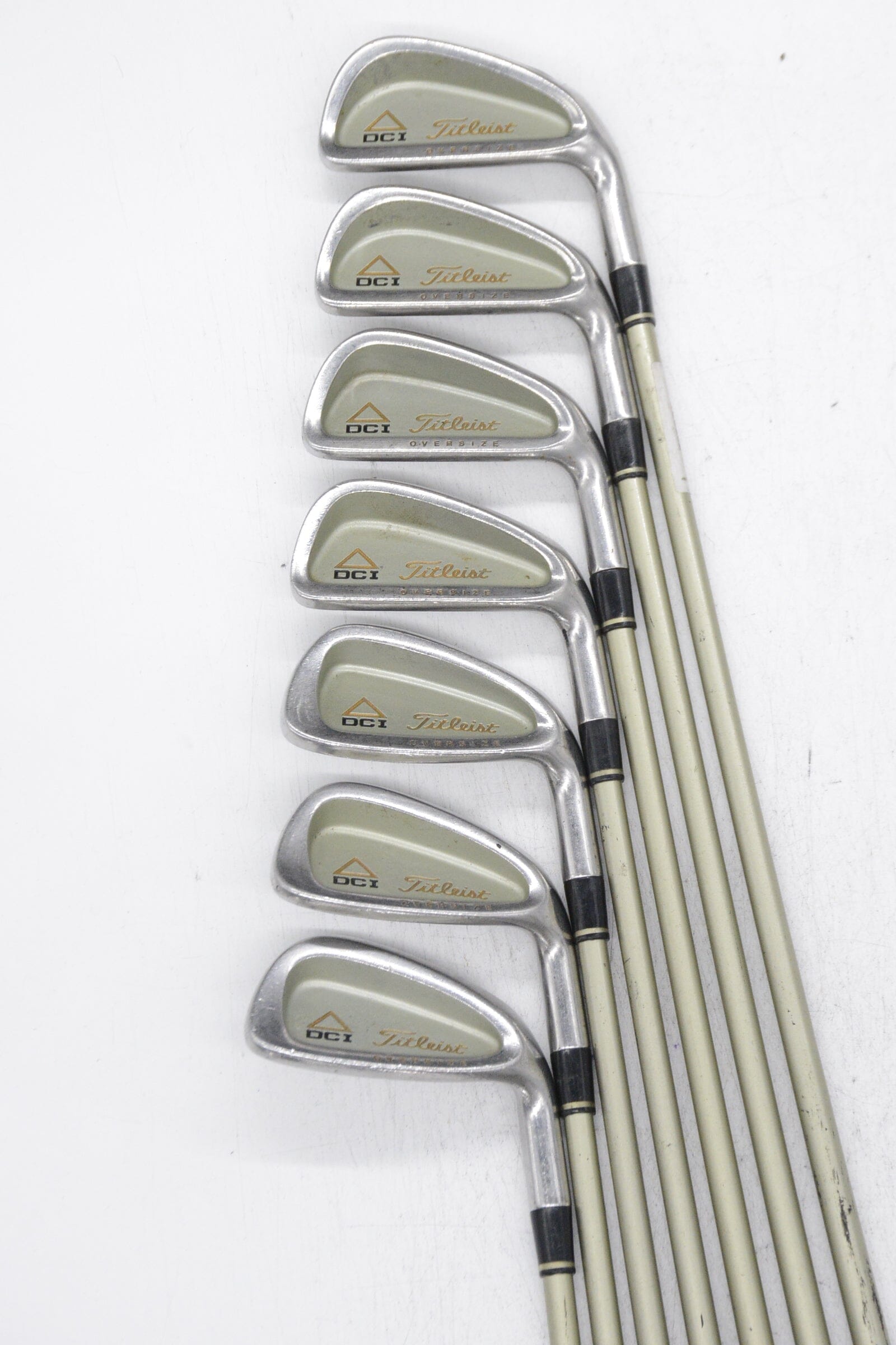 Titleist DCI Gold Oversize + 3-6, 8-PW Iron Set R Flex -0.75" Golf Clubs GolfRoots