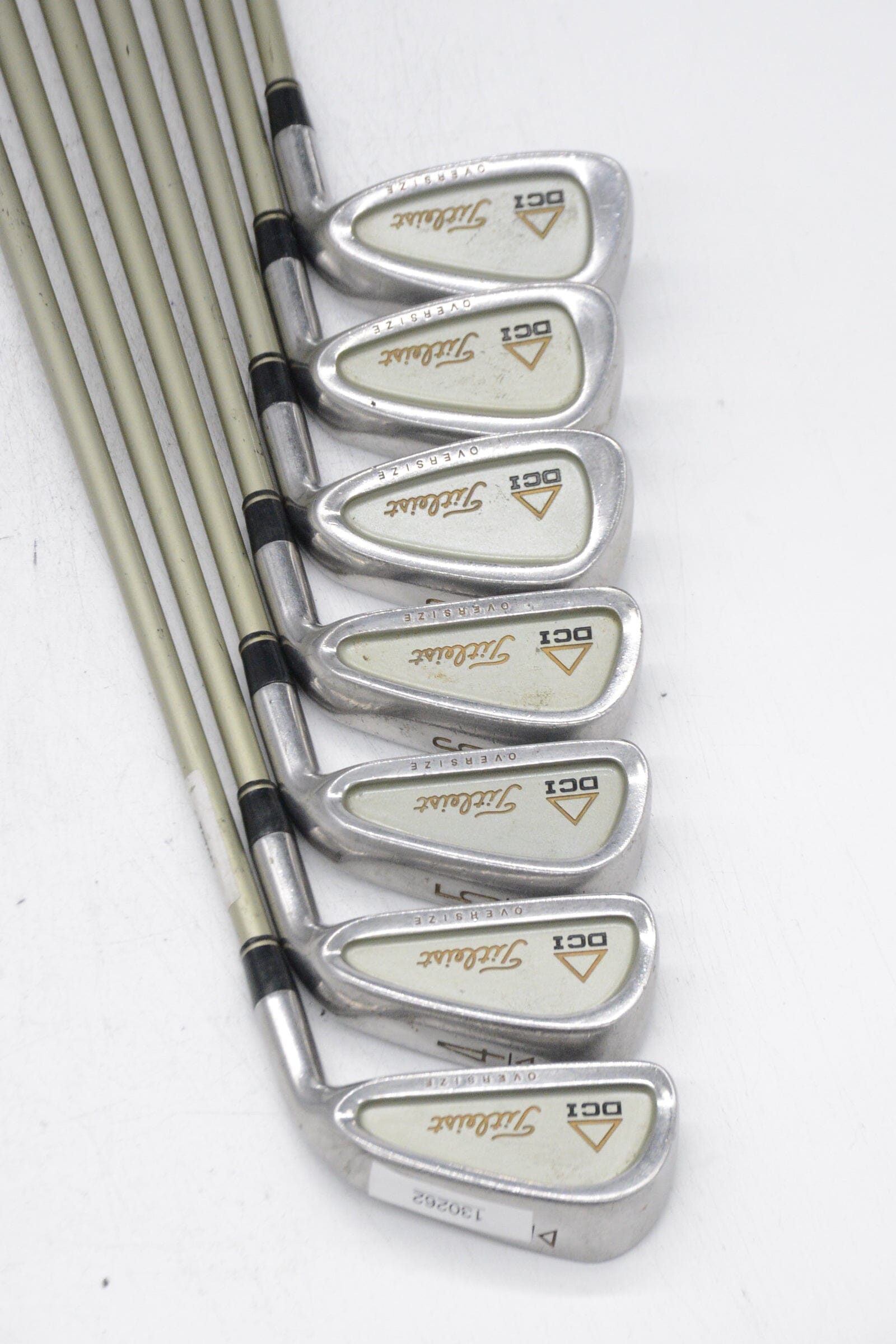 Titleist DCI Gold Oversize + 3-6, 8-PW Iron Set R Flex -0.75" Golf Clubs GolfRoots