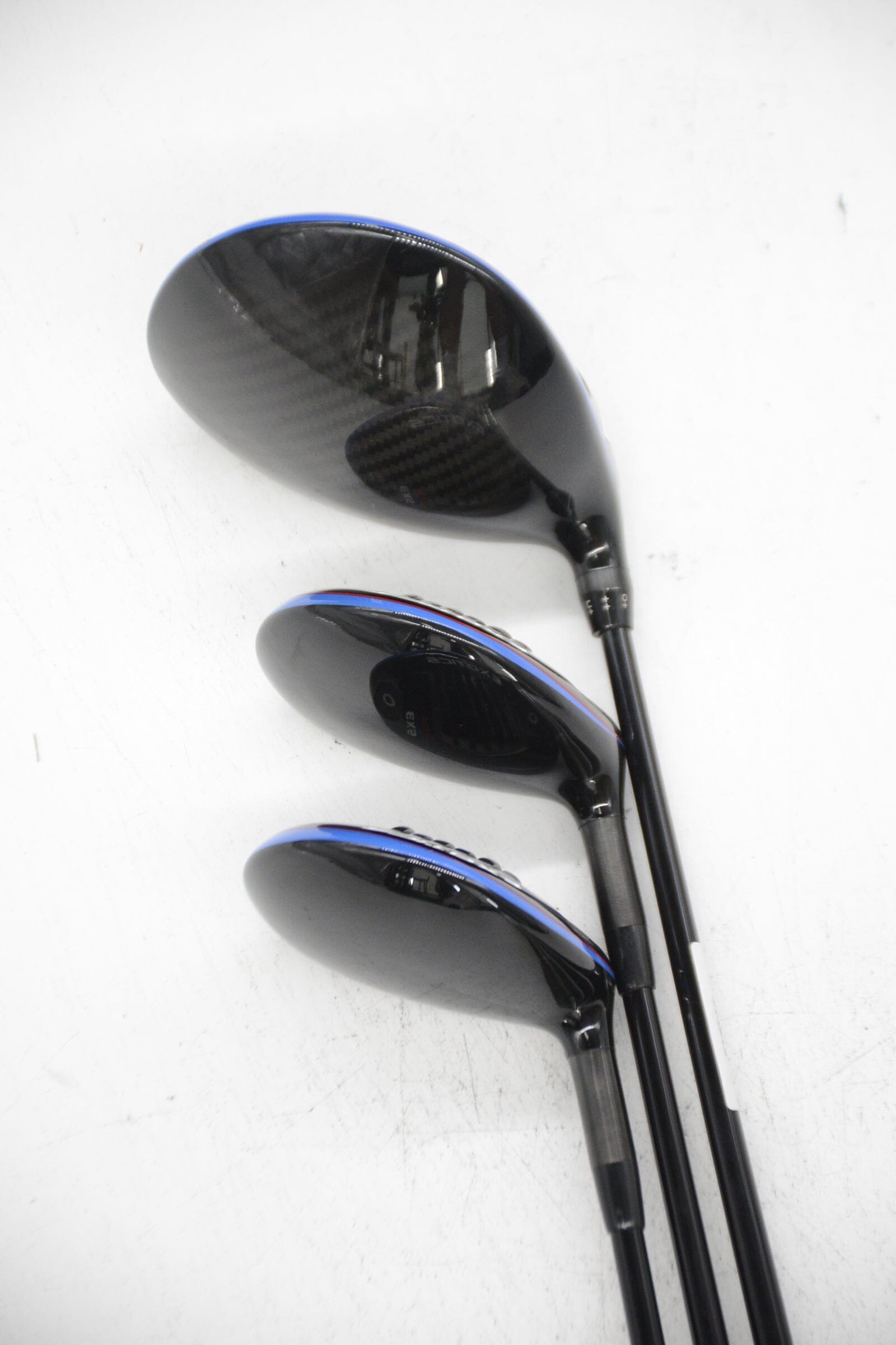Tour Edge Exotics Exs Pro D, 3W, 5W Wood Set R Flex Golf Clubs GolfRoots