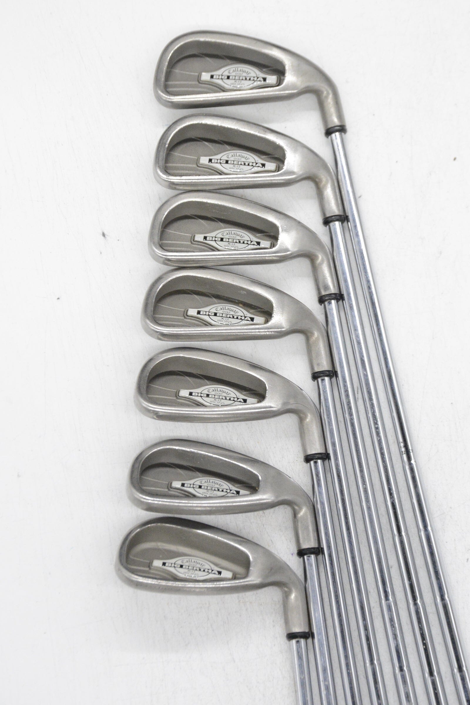 Callaway Big Bertha X-12 4-PW Iron Set R Flex Std Length Golf Clubs GolfRoots