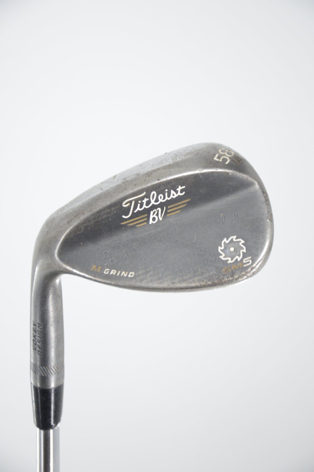 Lefty Titleist Vokey SM5 Raw Black 58 Degree Wedge Wedge Flex 35" Golf Wedges Titleist