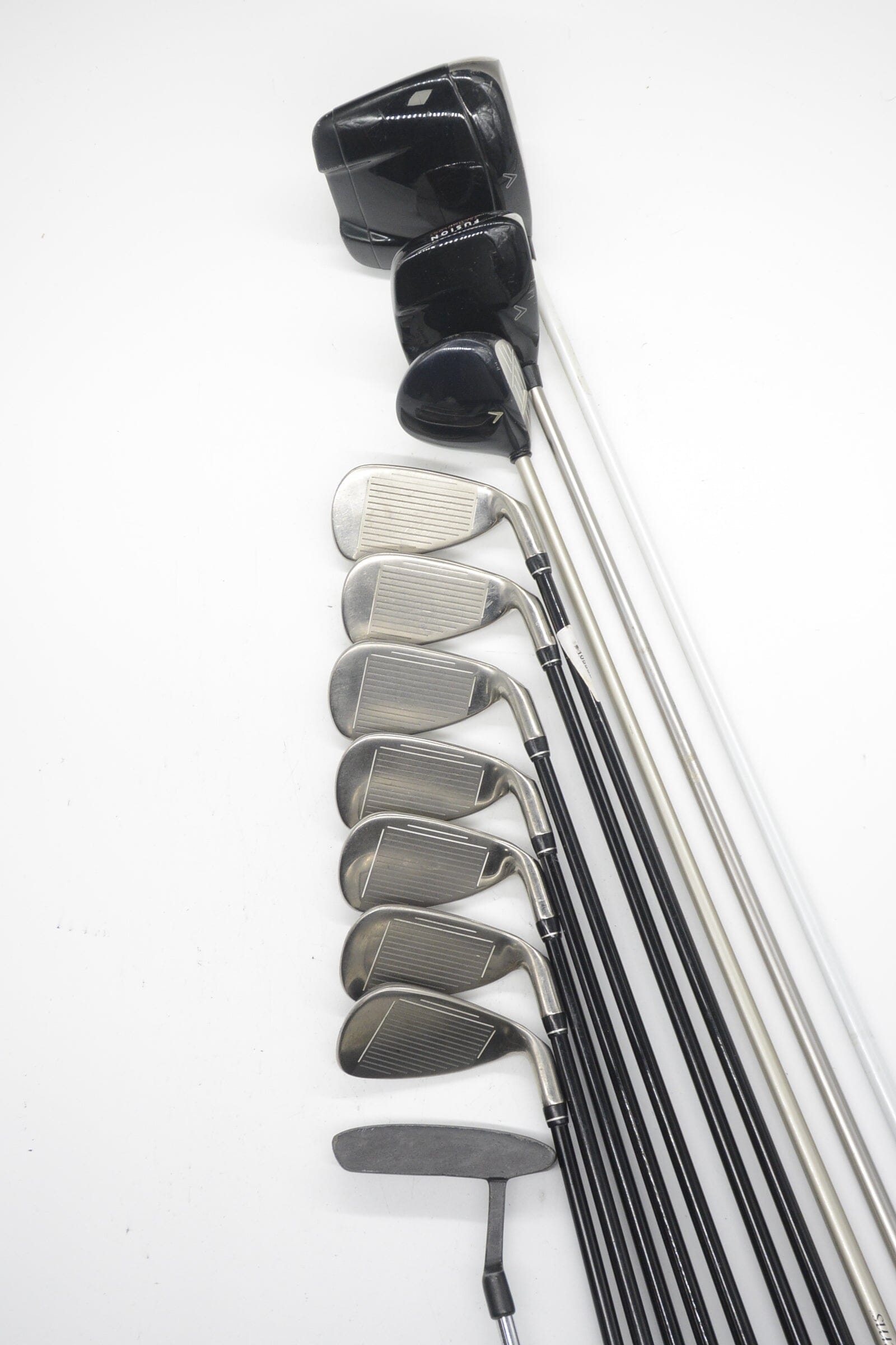 Women's Lefty Callaway Fusion Wide Sole Mixed Full Set W Flex -0.5" Golf Clubs GolfRoots