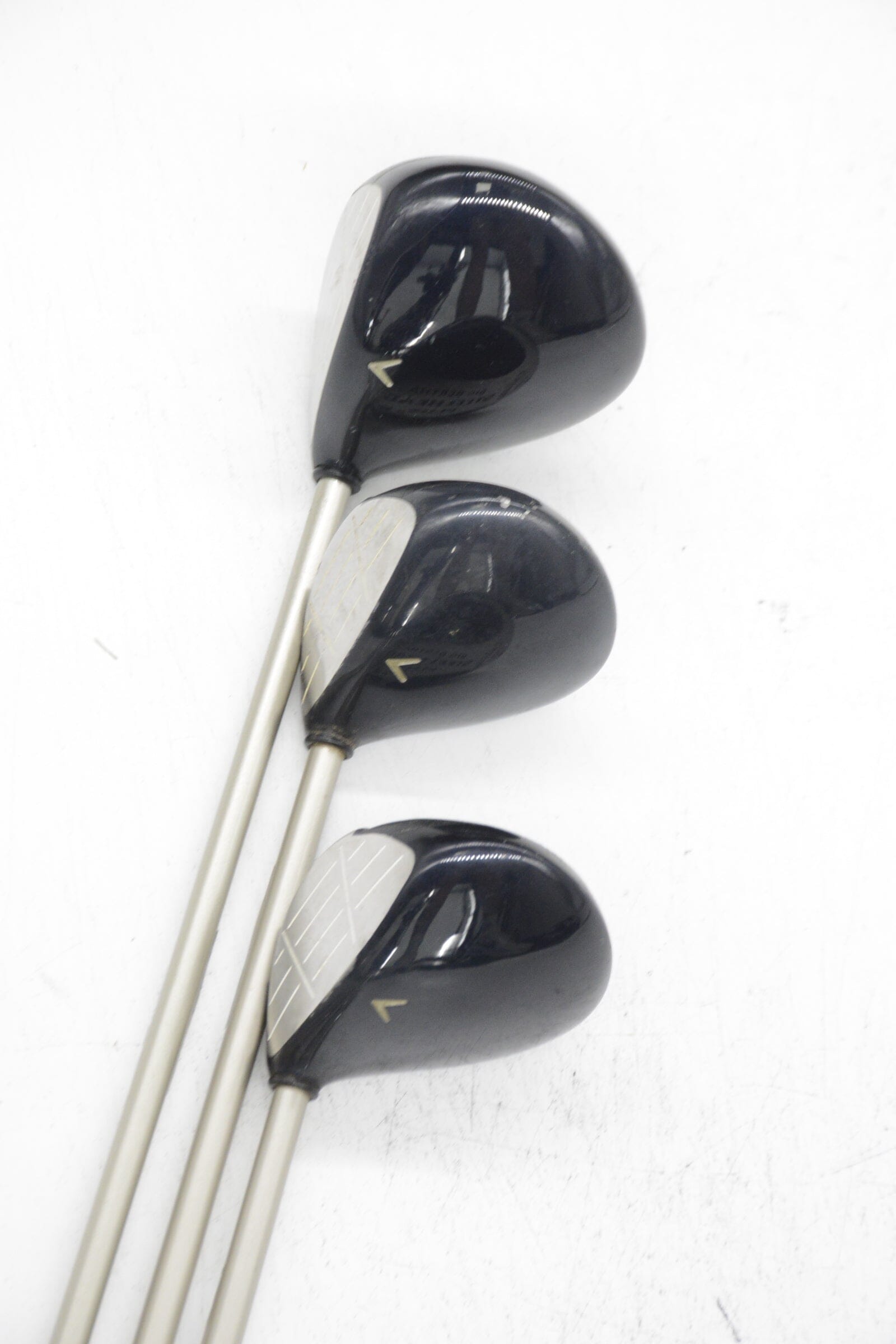 Women's Callaway Steelhead Plus D, 3W, 5W Wood Set W Flex Golf Clubs GolfRoots