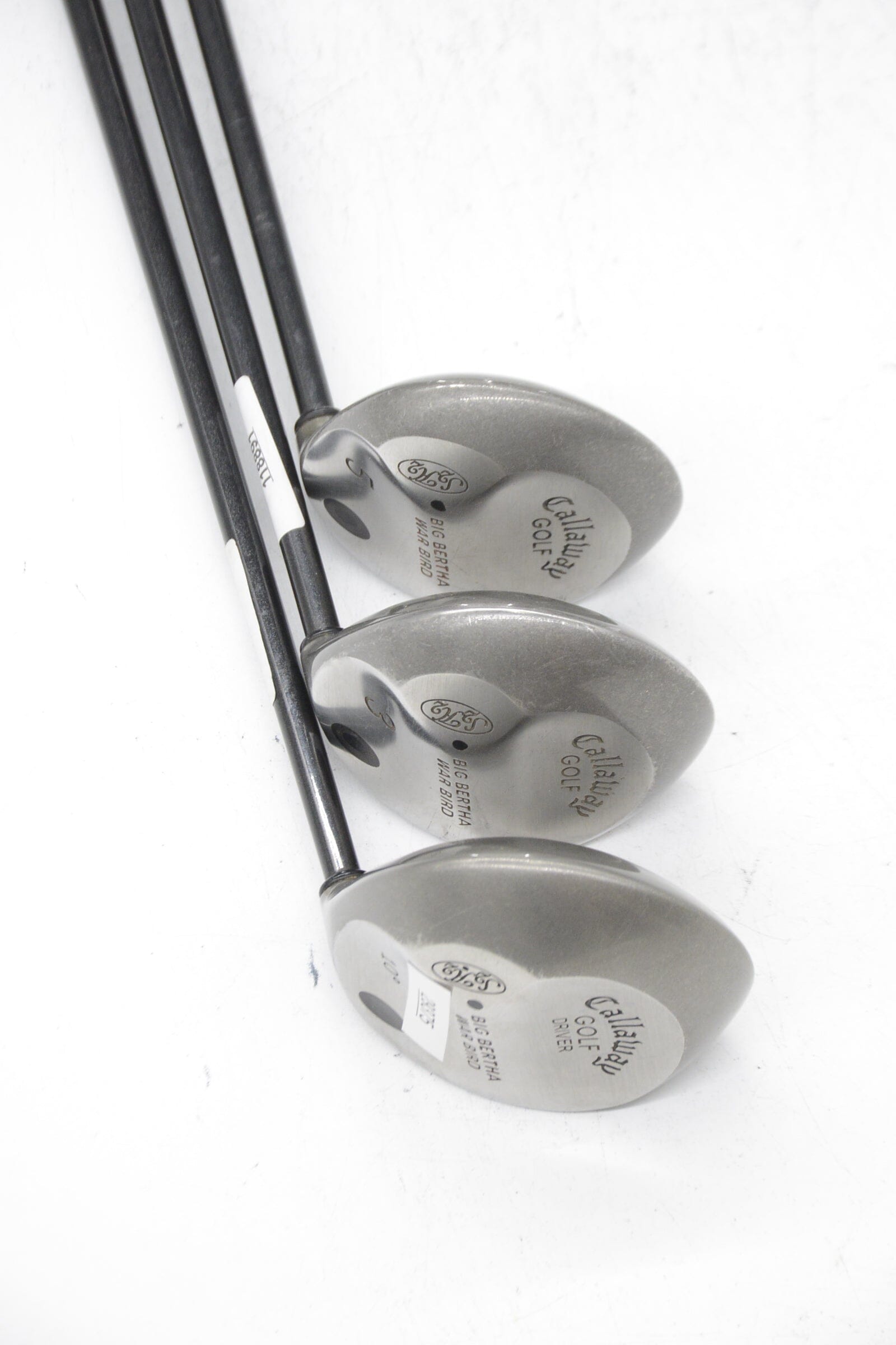 Callaway Big Bertha War Bird D, 3W, 5W Wood Set R Flex Golf Clubs GolfRoots
