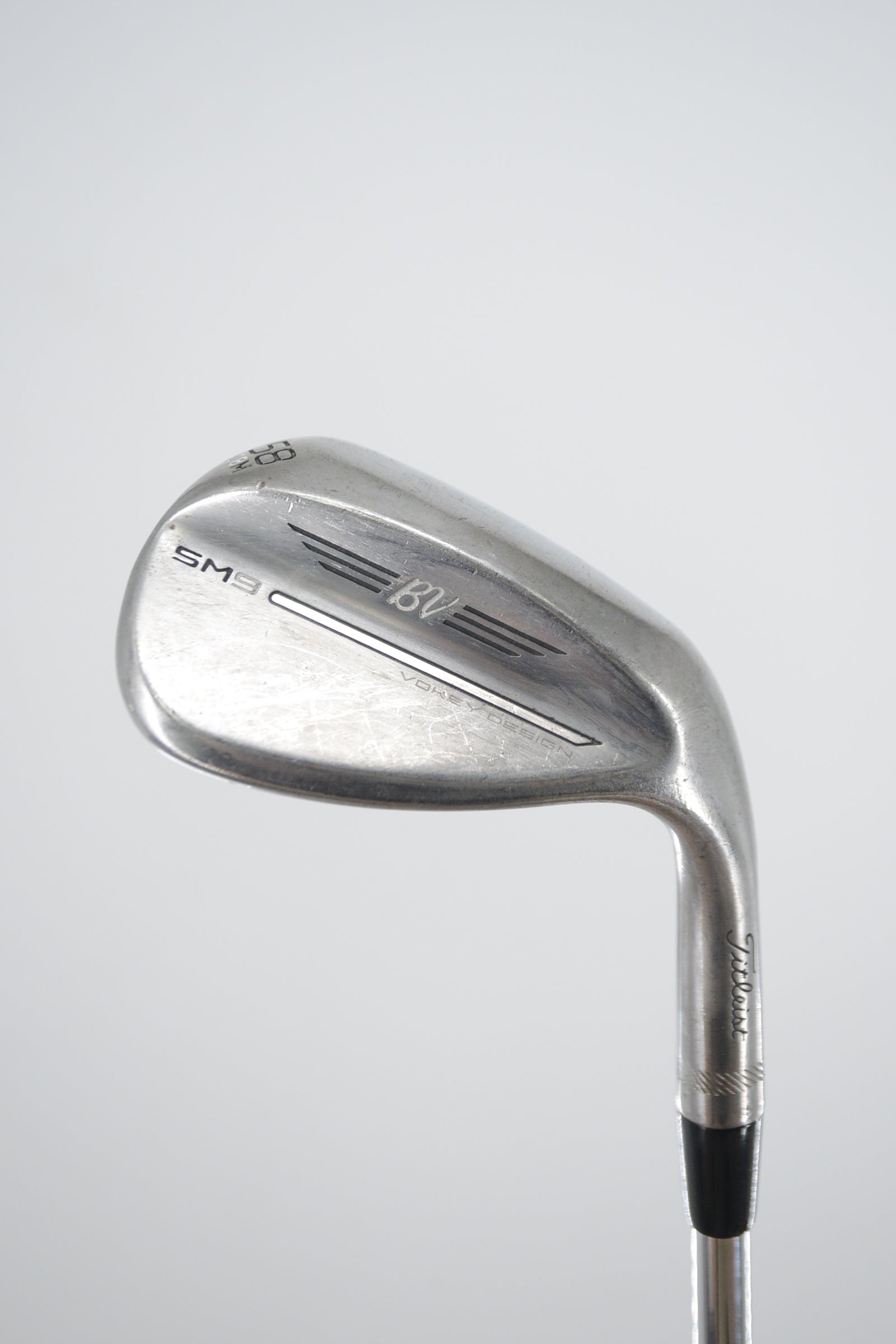 Titleist Vokey SM9 Brushed Steel 58 Degree Wedge S Flex 35.5"