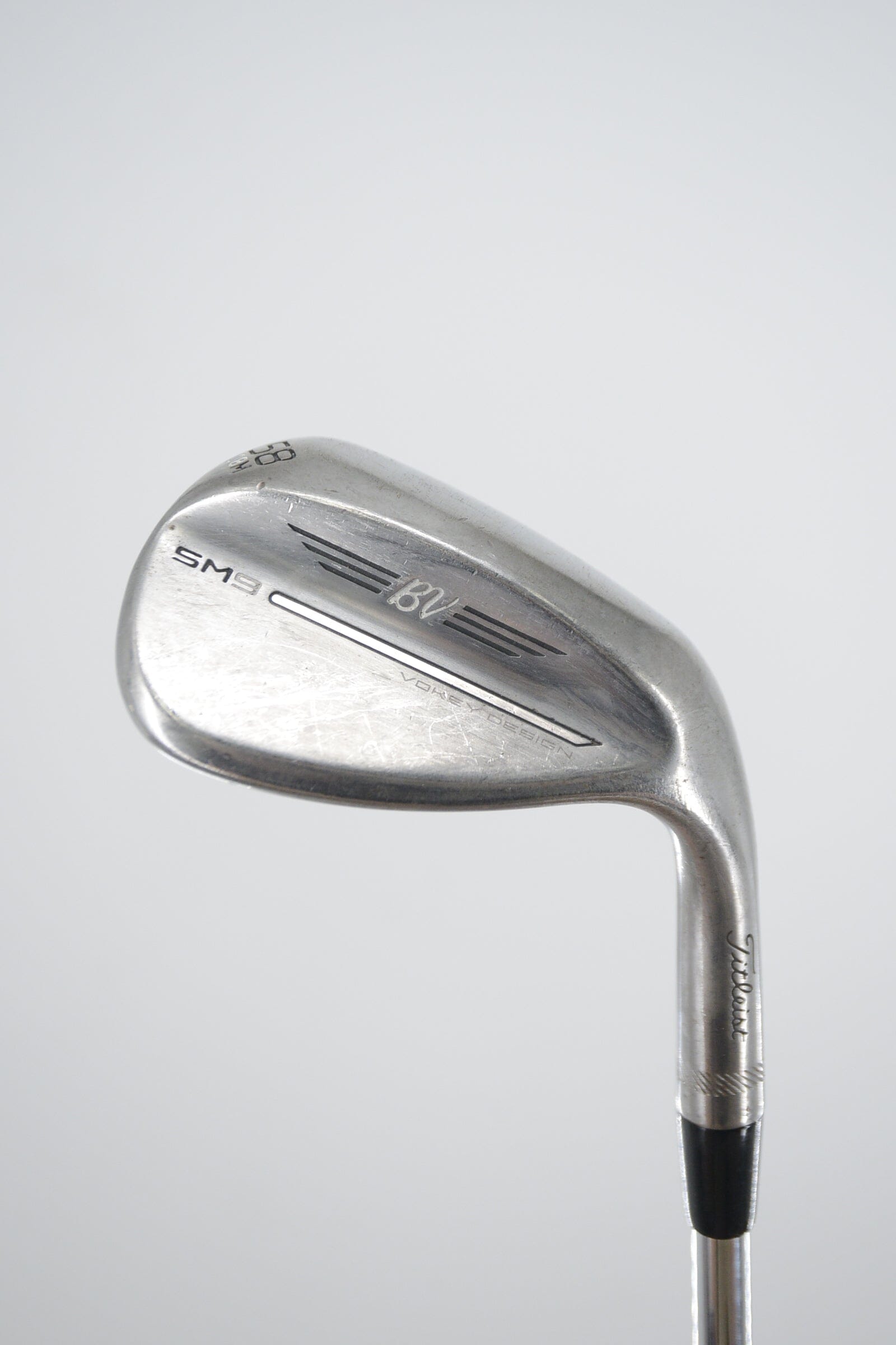 Titleist Vokey SM9 Brushed Steel 58 Degree Wedge S Flex 35.5" Golf Clubs GolfRoots