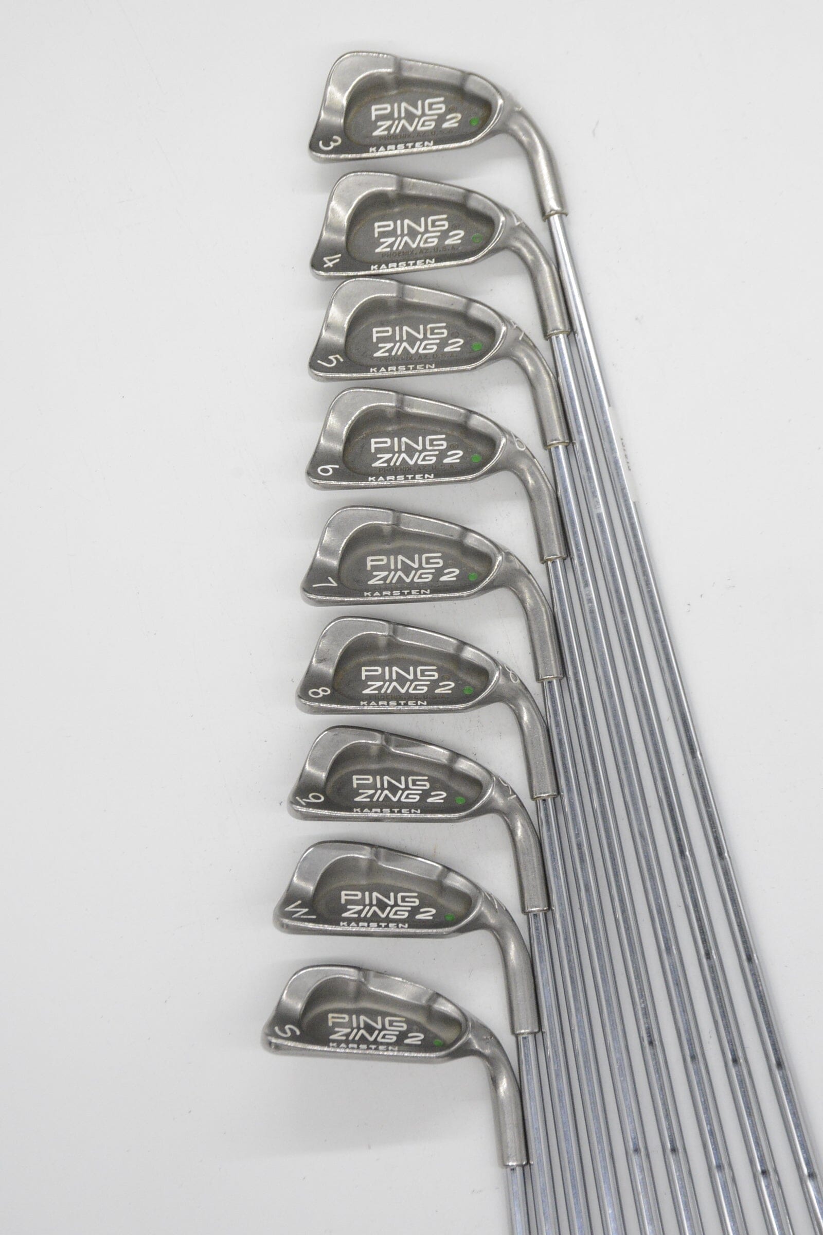 Ping Zing 2 3-PW, SW Iron Set S Flex +0.25" Golf Clubs GolfRoots