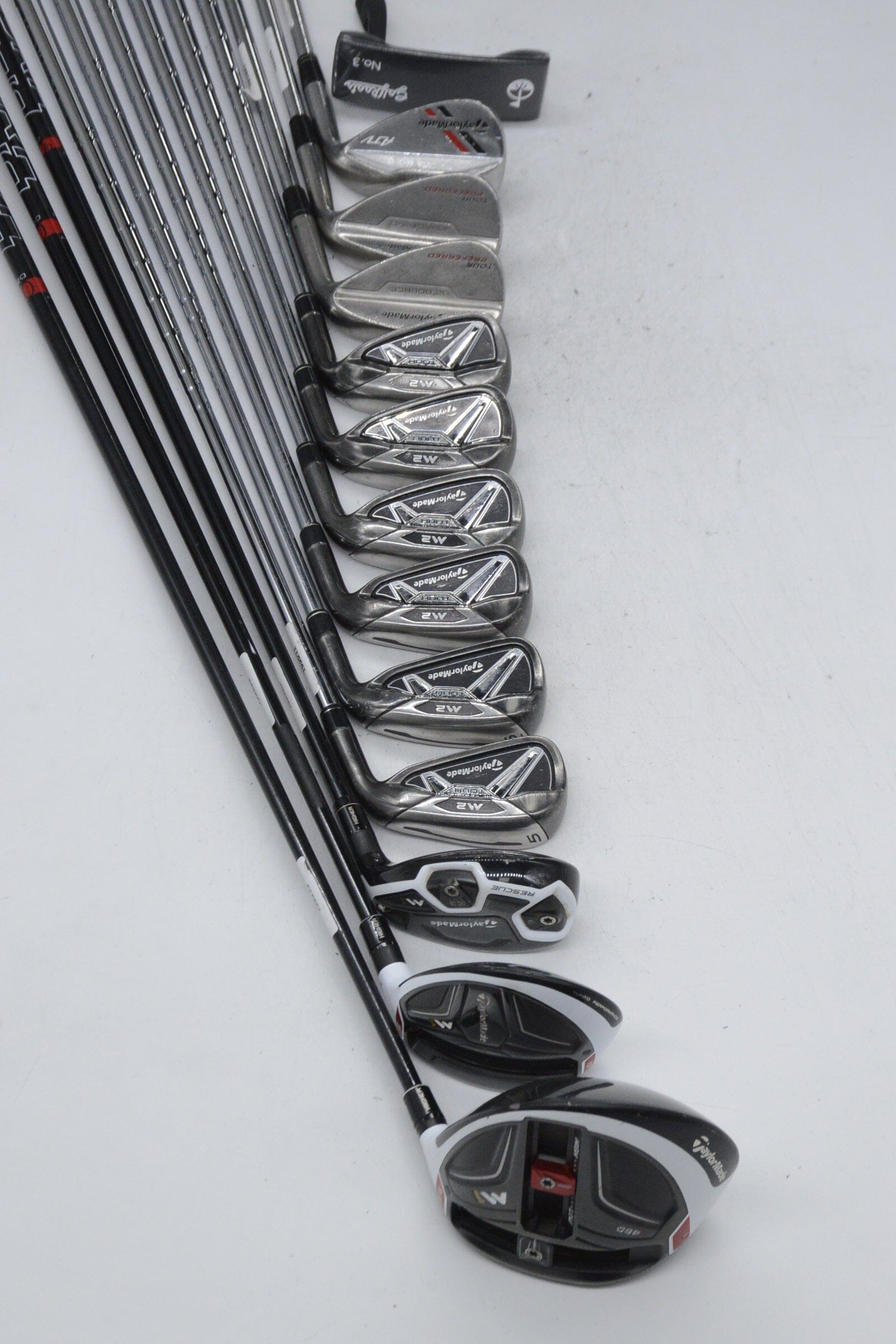 TaylorMade M2 Tour Mixed Full Set S Flex Std Length Golf Clubs GolfRoots