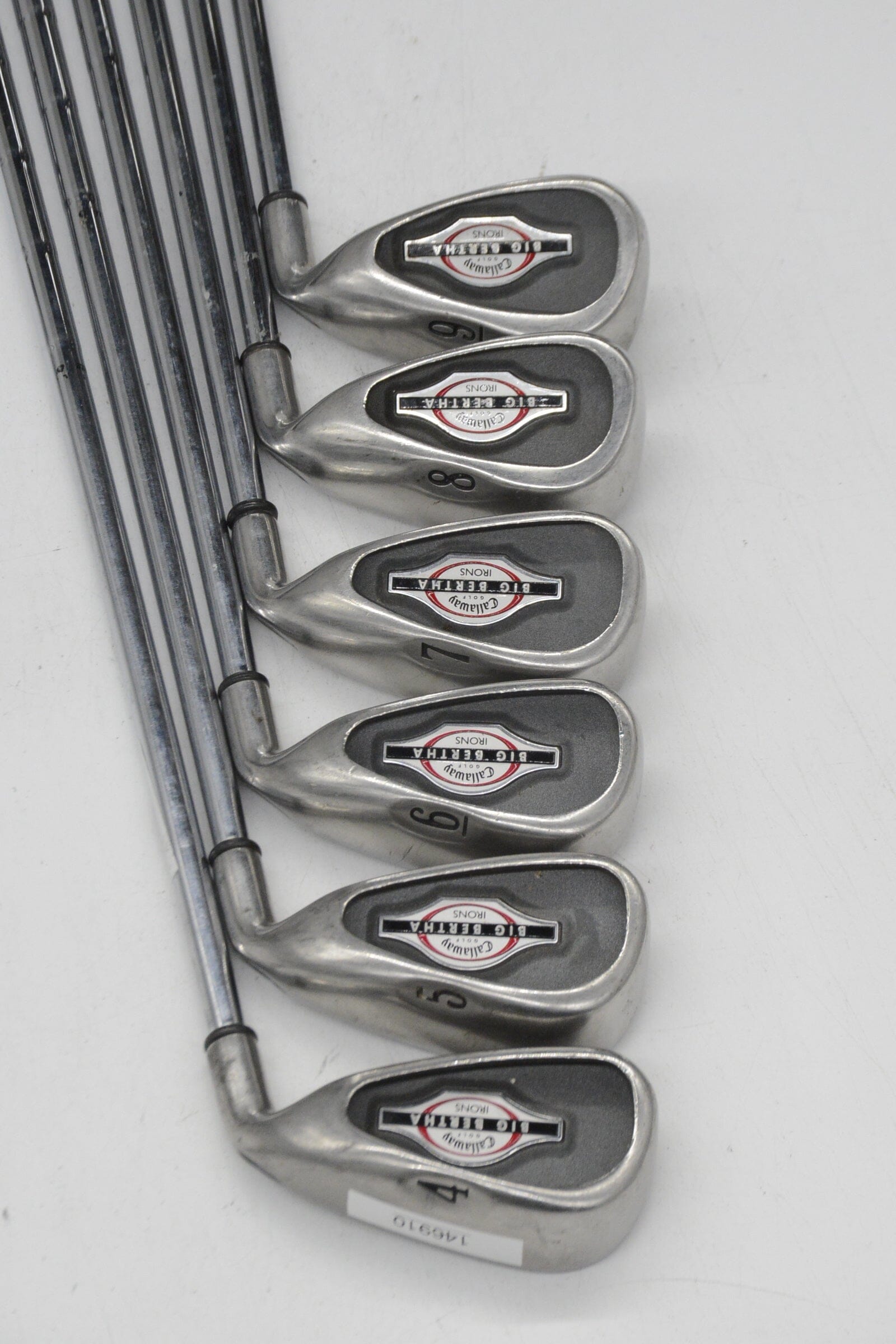 Callaway Big Bertha 2002 4-9 Iron Set Uniflex Std Length Golf Clubs GolfRoots