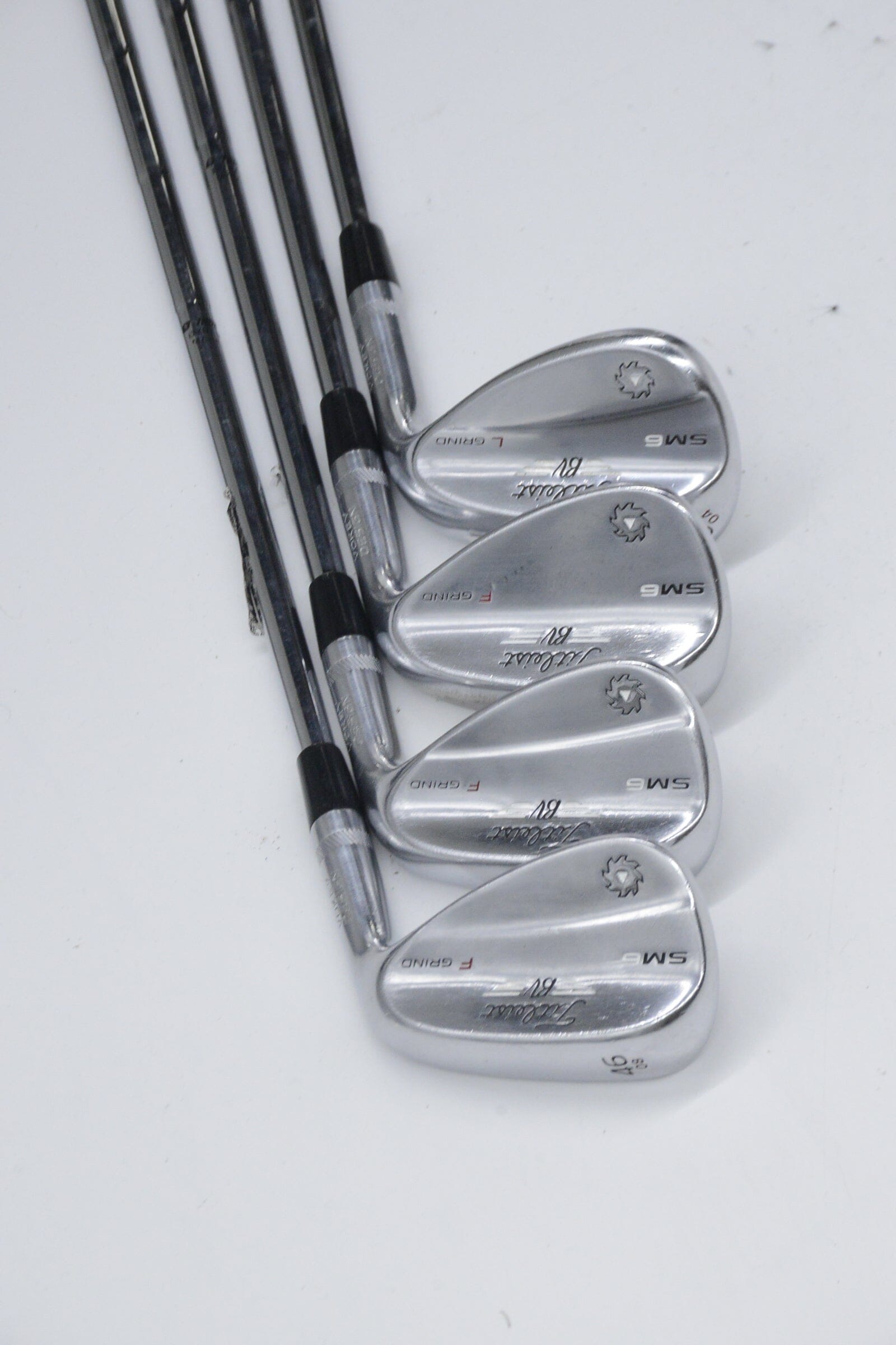 Titleist Vokey SM6 Tour Chrome 46, 50, 56, 60 Degree Wedge Set Wedge Flex Golf Clubs GolfRoots