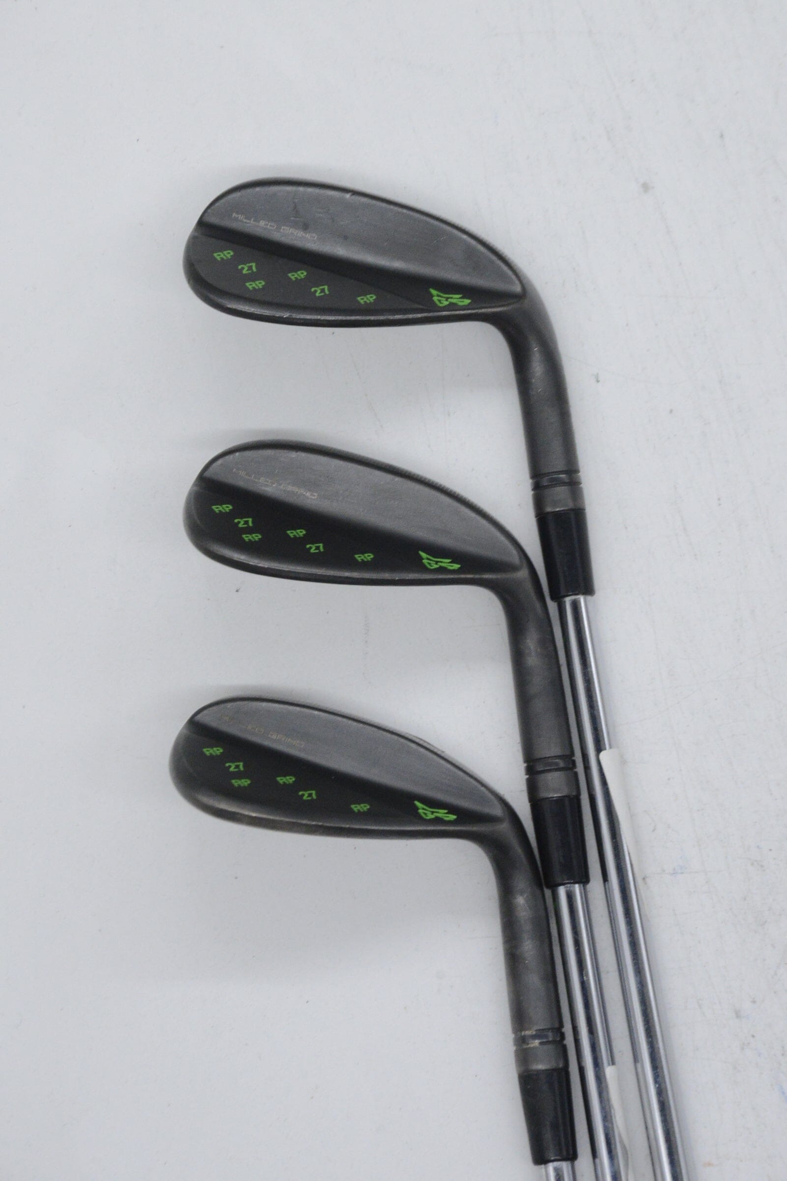 TaylorMade Milled Grind 4 Black 50, 54, 58 Degree Wedge Set R Flex Golf Clubs GolfRoots