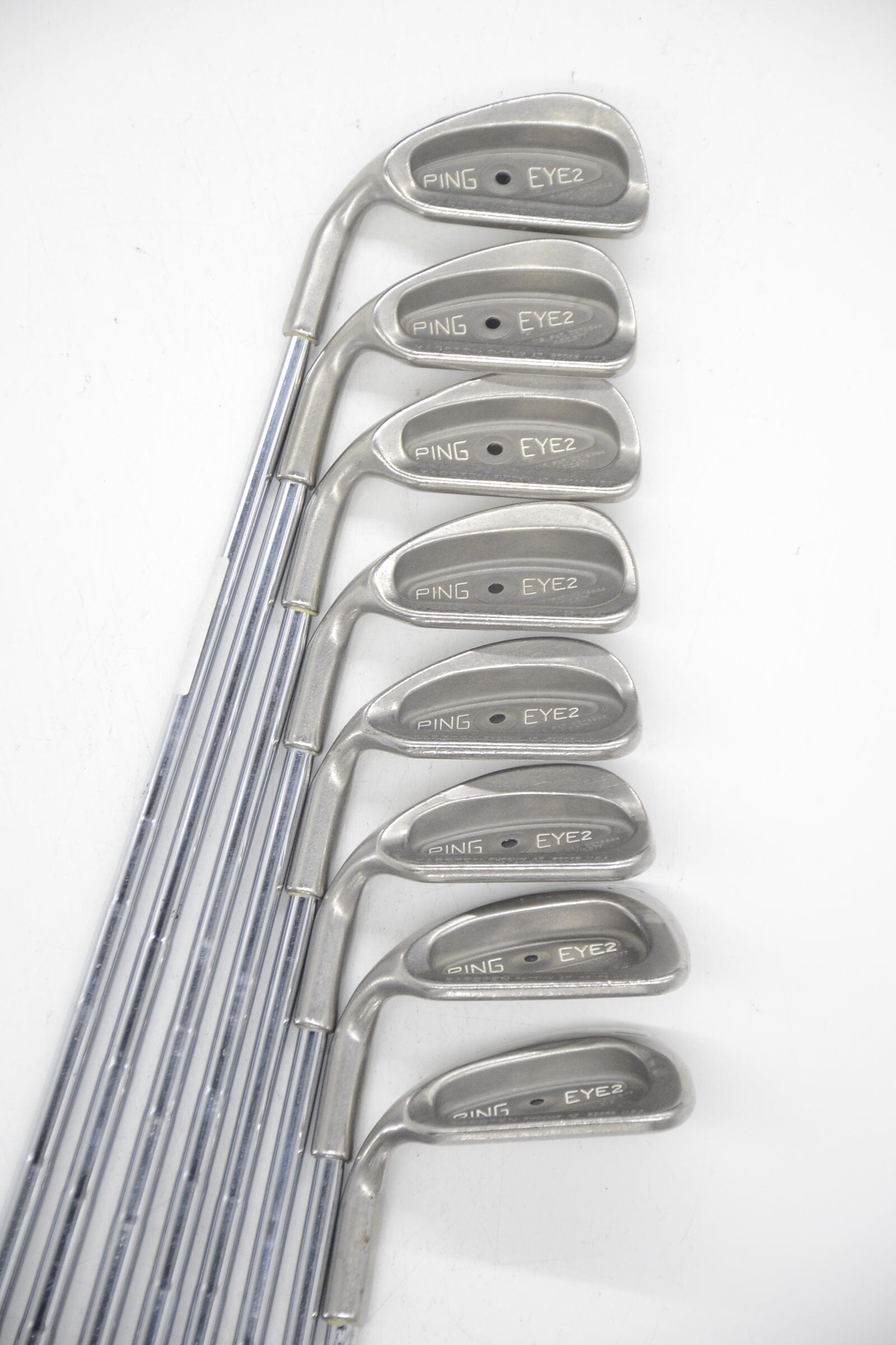 Lefty Ping Eye 2 4-6, 8-PW, SW-LW Iron Set S Flex +0.25" Golf Clubs GolfRoots