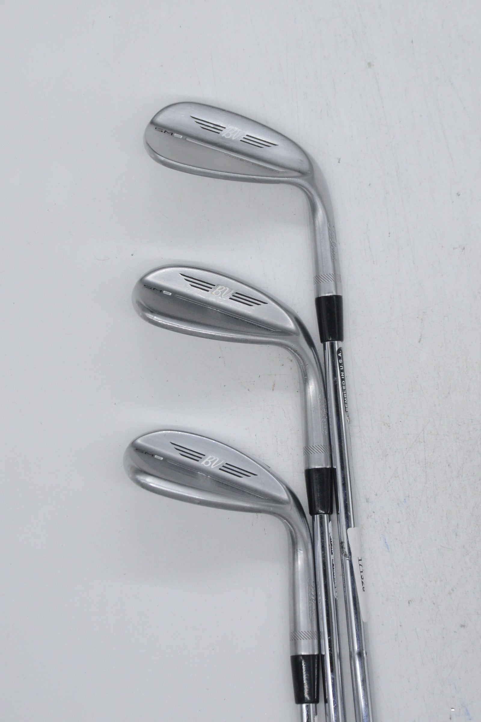 Titleist Vokey SM9 Tour Chrome 52, 56, 60 Degree Wedge Set S Flex