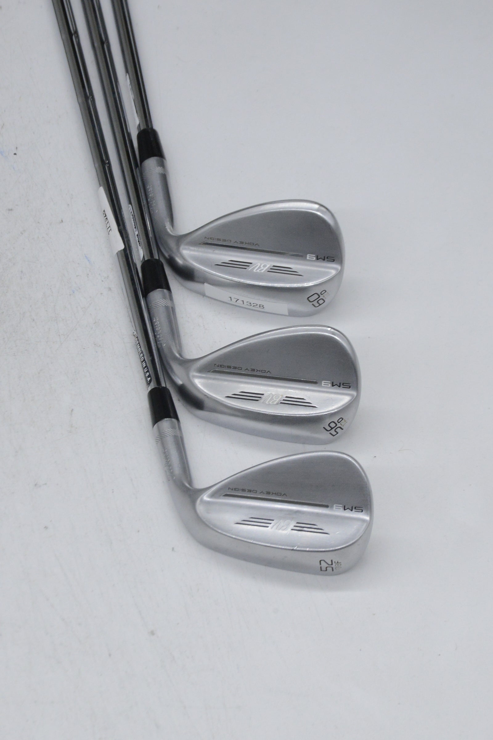 Titleist Vokey SM9 Tour Chrome 52, 56, 60 Degree Wedge Set S Flex