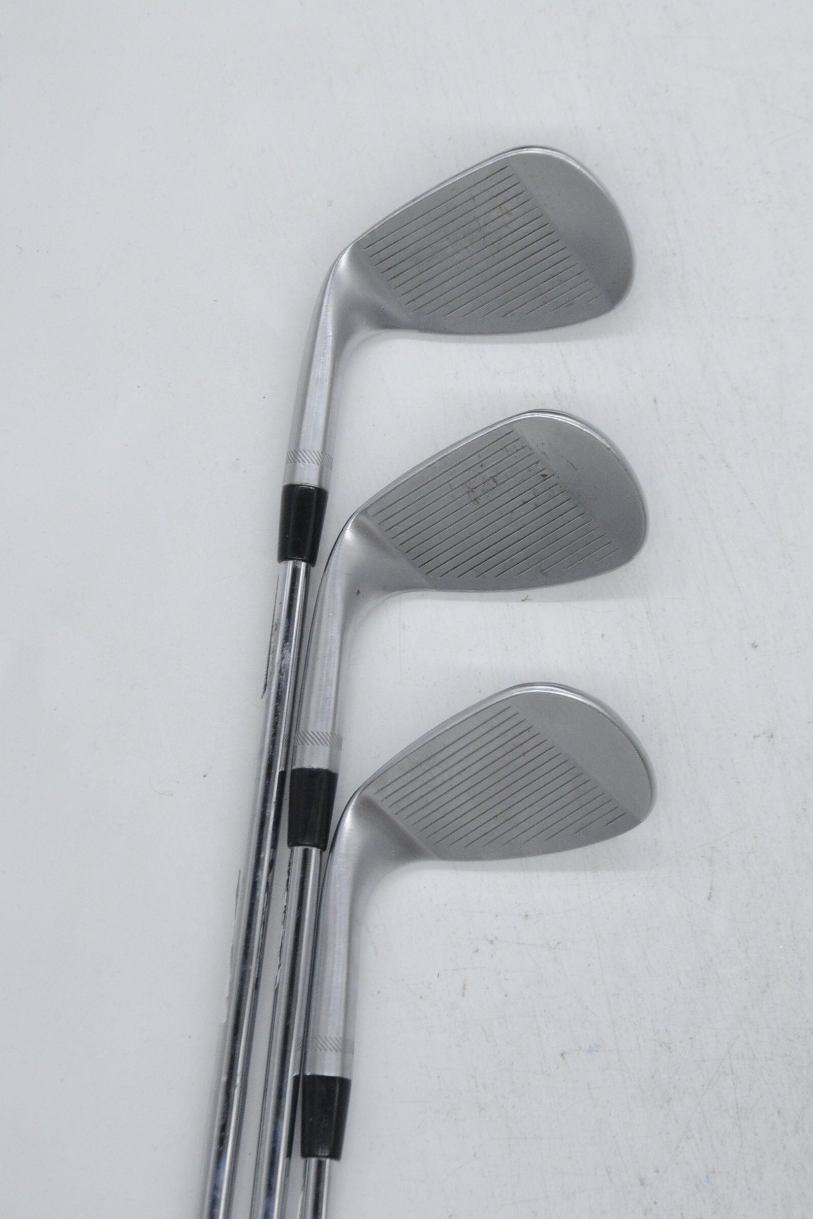Titleist Vokey SM9 Tour Chrome 52, 56, 60 Degree Wedge Set S Flex Golf Clubs GolfRoots