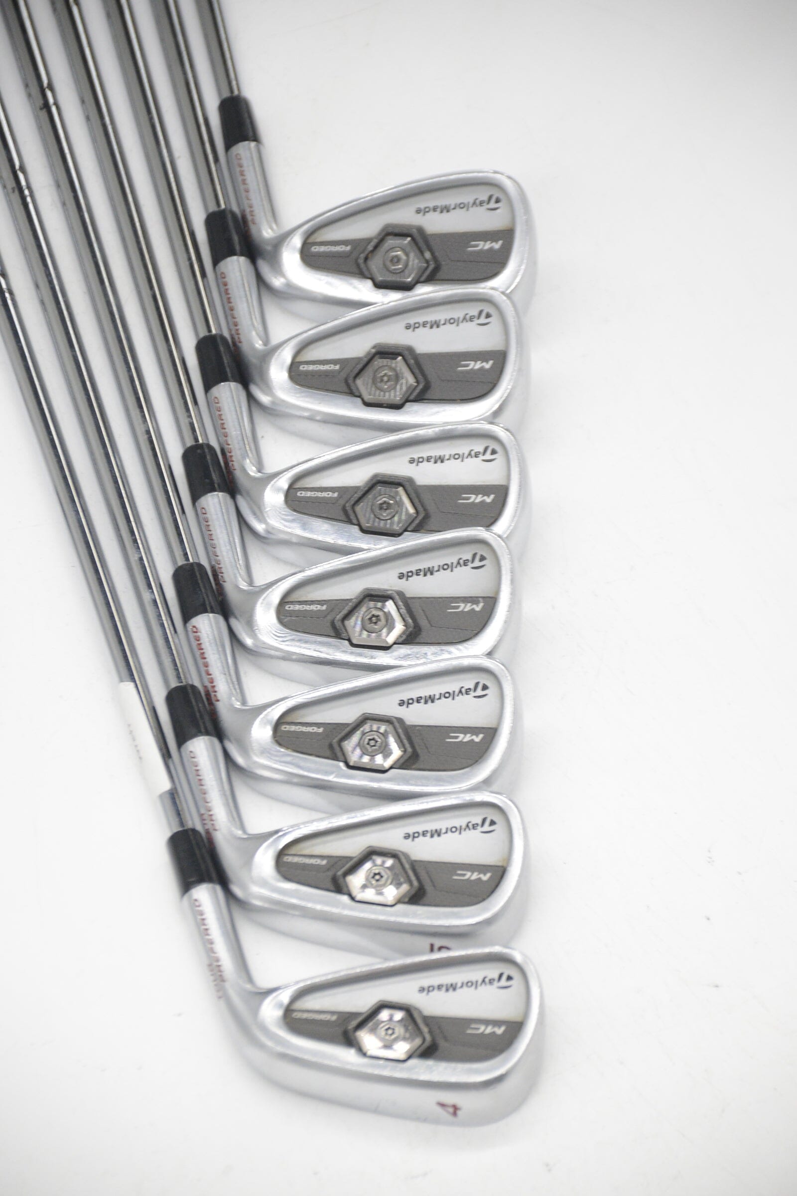 TaylorMade Tour Preferred MC 4-PW Iron Set S Flex Std Length Golf Clubs GolfRoots