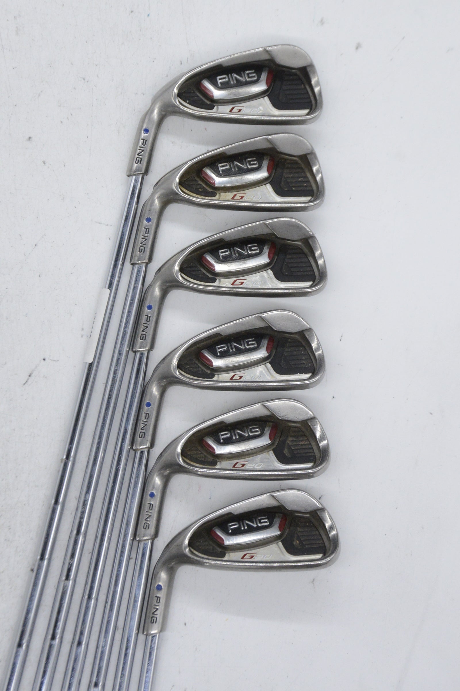 Lefty Ping G20 4-9 Iron Set S Flex +0.5"