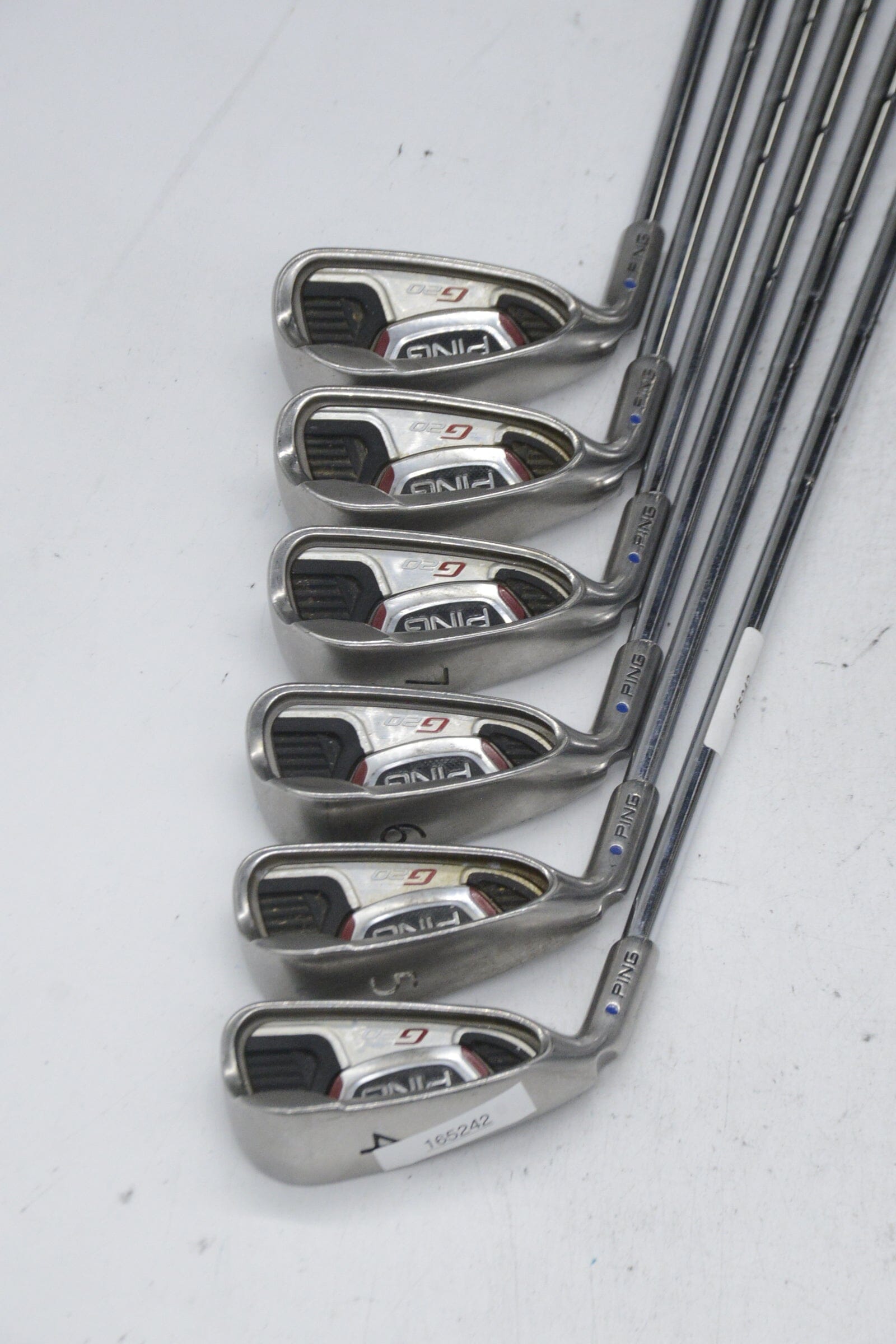Lefty Ping G20 4-9 Iron Set S Flex +0.5" Golf Clubs GolfRoots