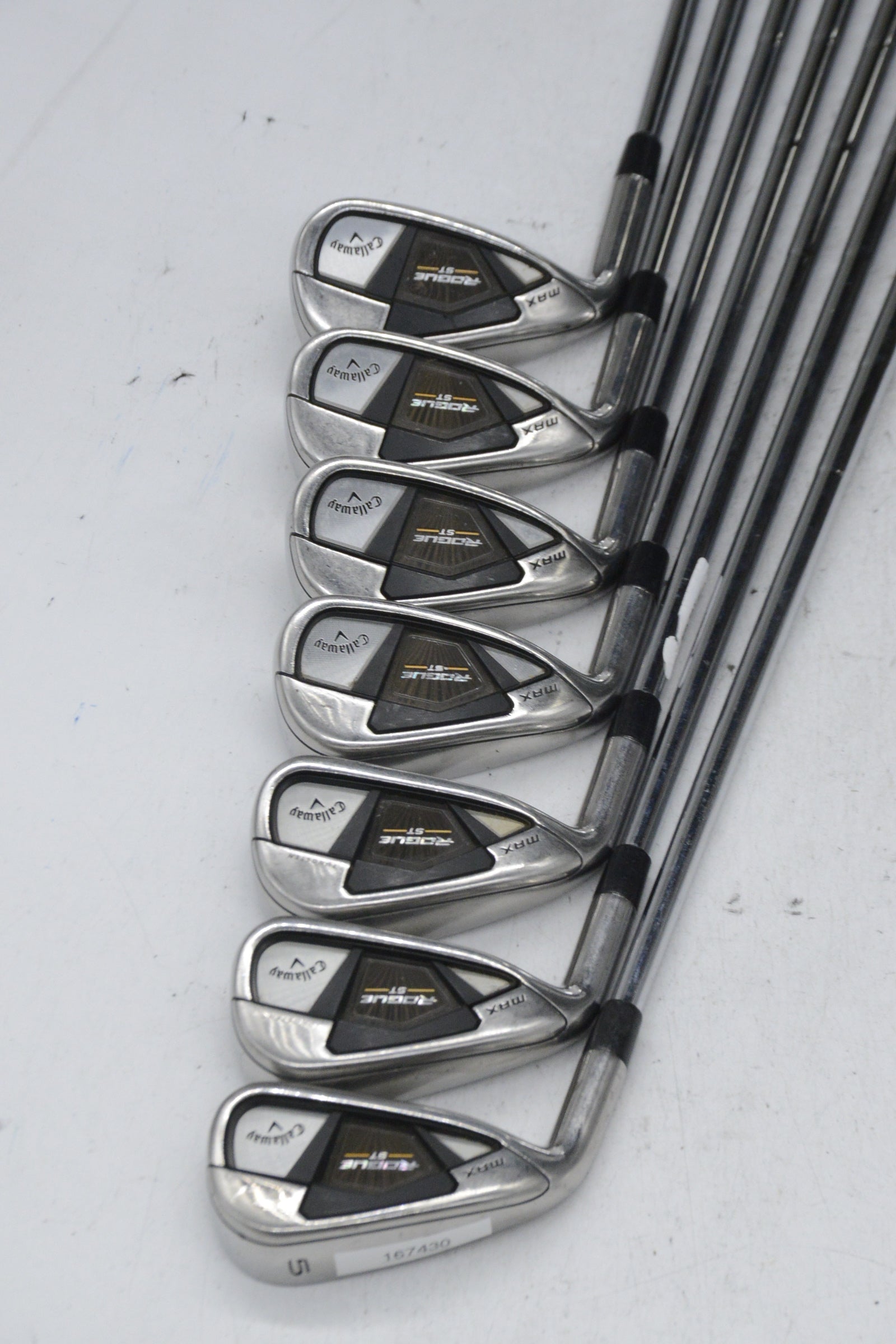 Lefty Callaway Rogue ST Max 5-AW Iron Set S Flex Std Length