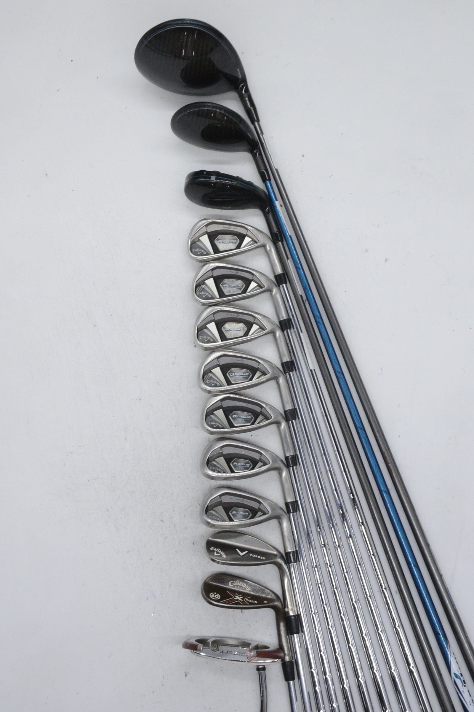 Callaway Rogue X Mixed Full Set S Flex -0.5" Golf Clubs GolfRoots