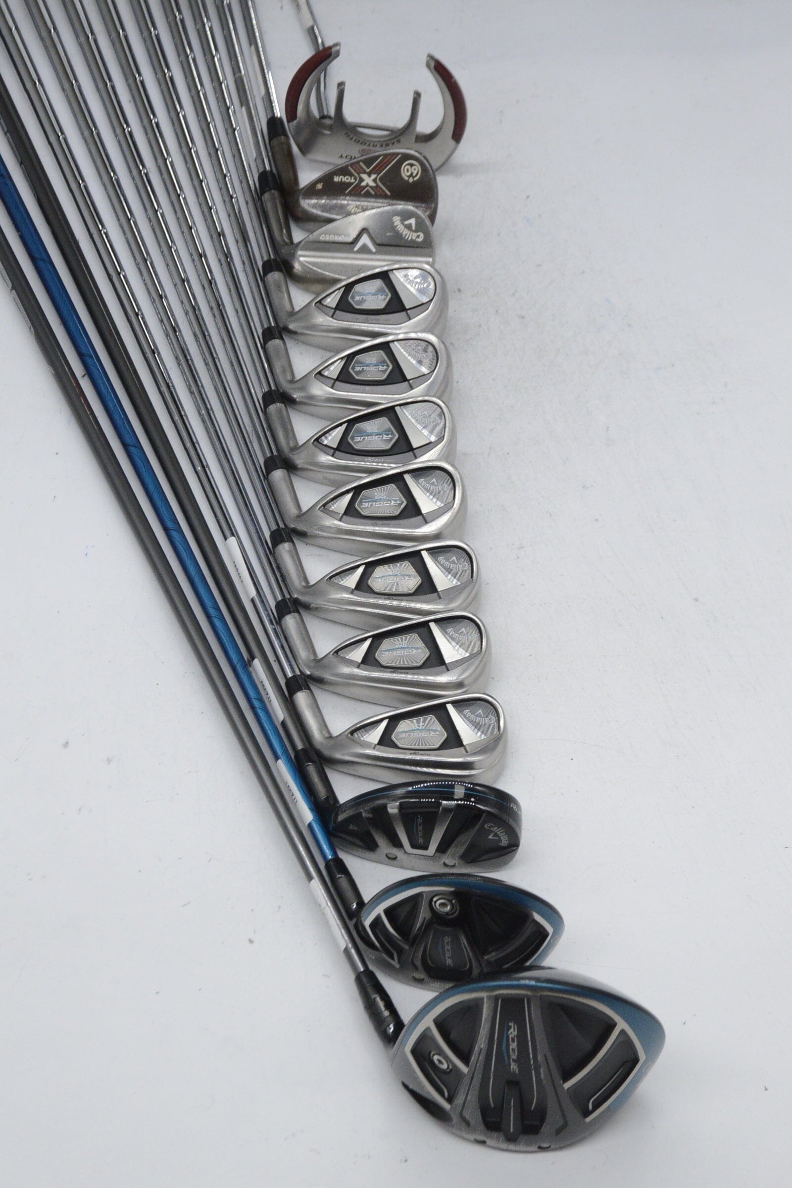 Callaway Rogue X Mixed Full Set S Flex -0.5" Golf Clubs GolfRoots