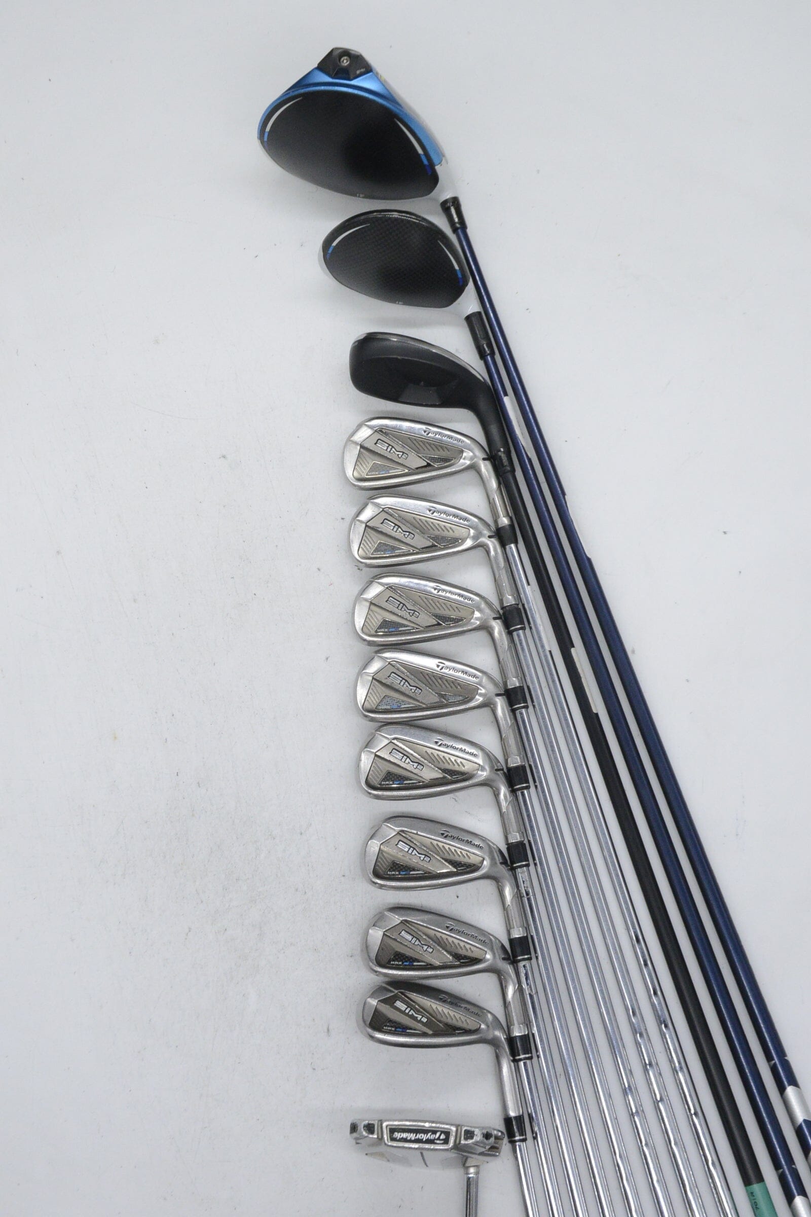 TaylorMade SIM2 Max Mixed Full Set R Flex +0.25" Golf Clubs GolfRoots