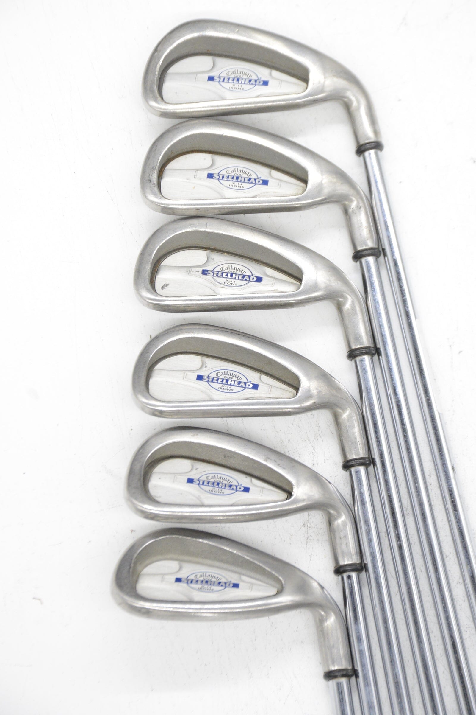 Callaway Steelhead X-14 4-8, PW Iron Set S Flex Std Length Golf Clubs GolfRoots