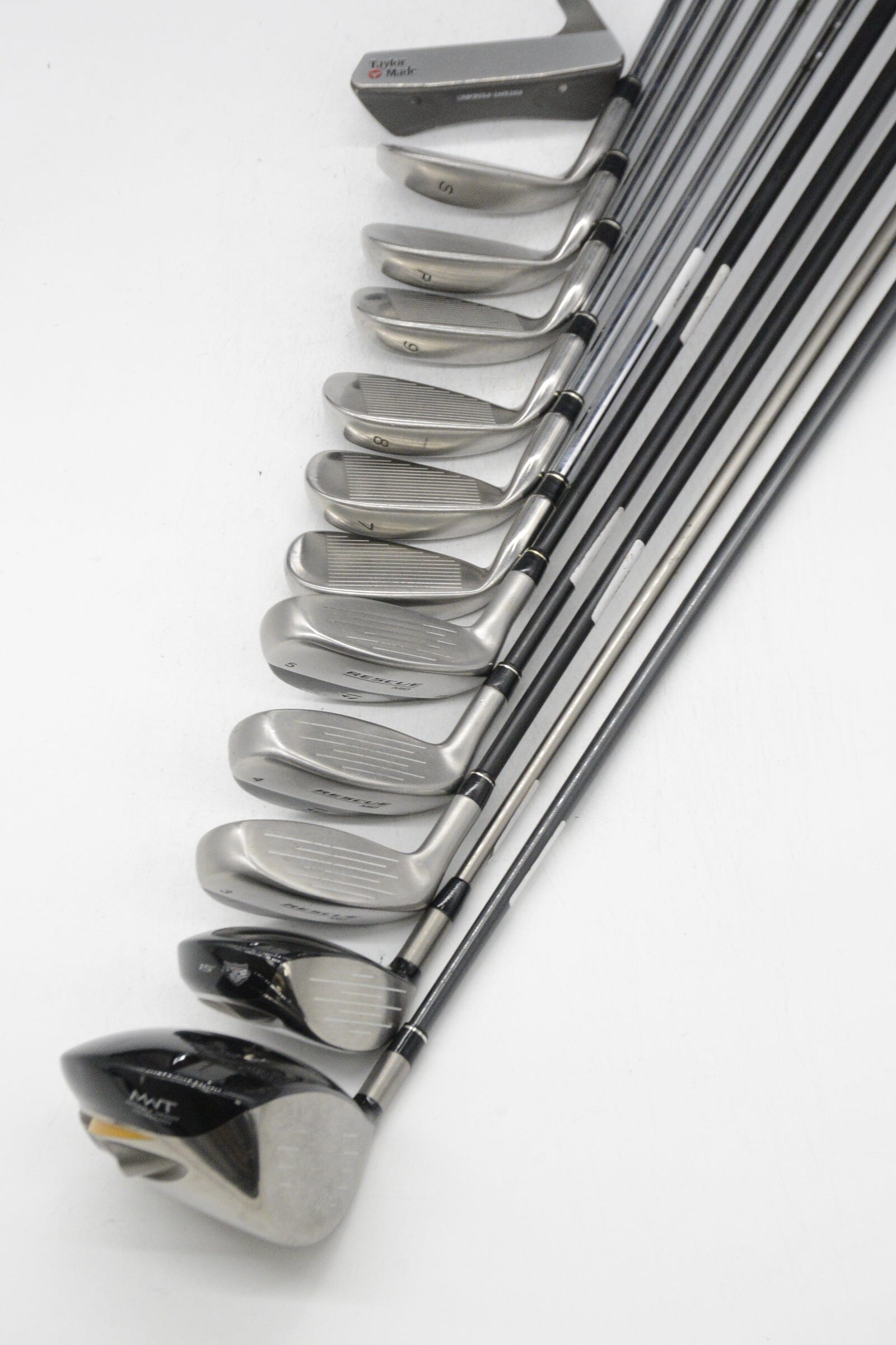 TaylorMade Rac OS Mixed Full Set R Flex -0.5" Golf Clubs GolfRoots