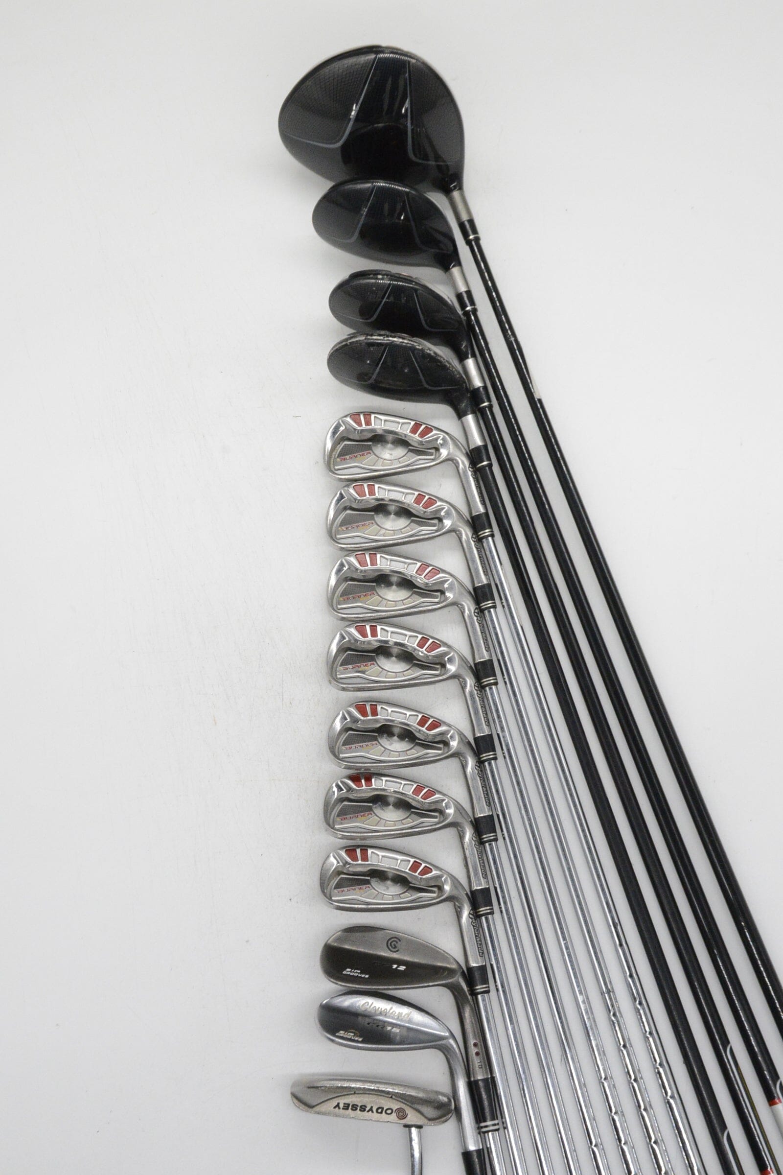 TaylorMade Burner HT Mixed Full Set R Flex +0.75" Golf Clubs GolfRoots