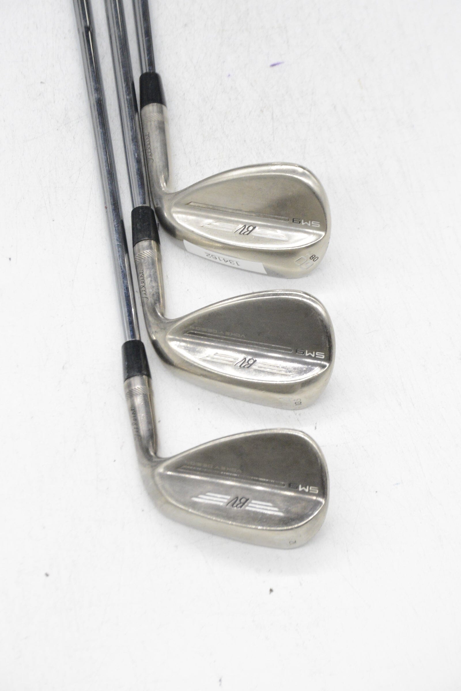 Titleist Vokey SM9 Brushed Steel 50, 54, 60 Degree Wedge Set Wedge Flex Golf Clubs GolfRoots