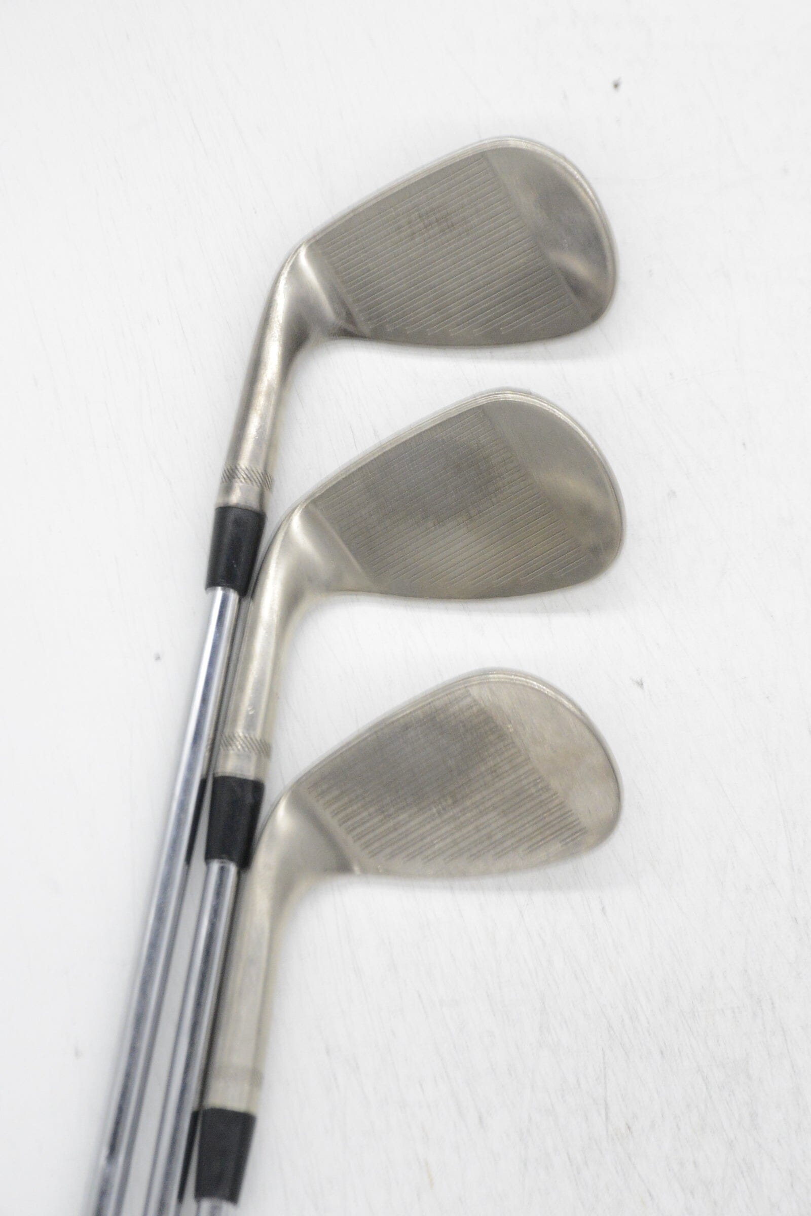 Titleist Vokey SM9 Brushed Steel 50, 54, 60 Degree Wedge Set Wedge Flex Golf Clubs GolfRoots