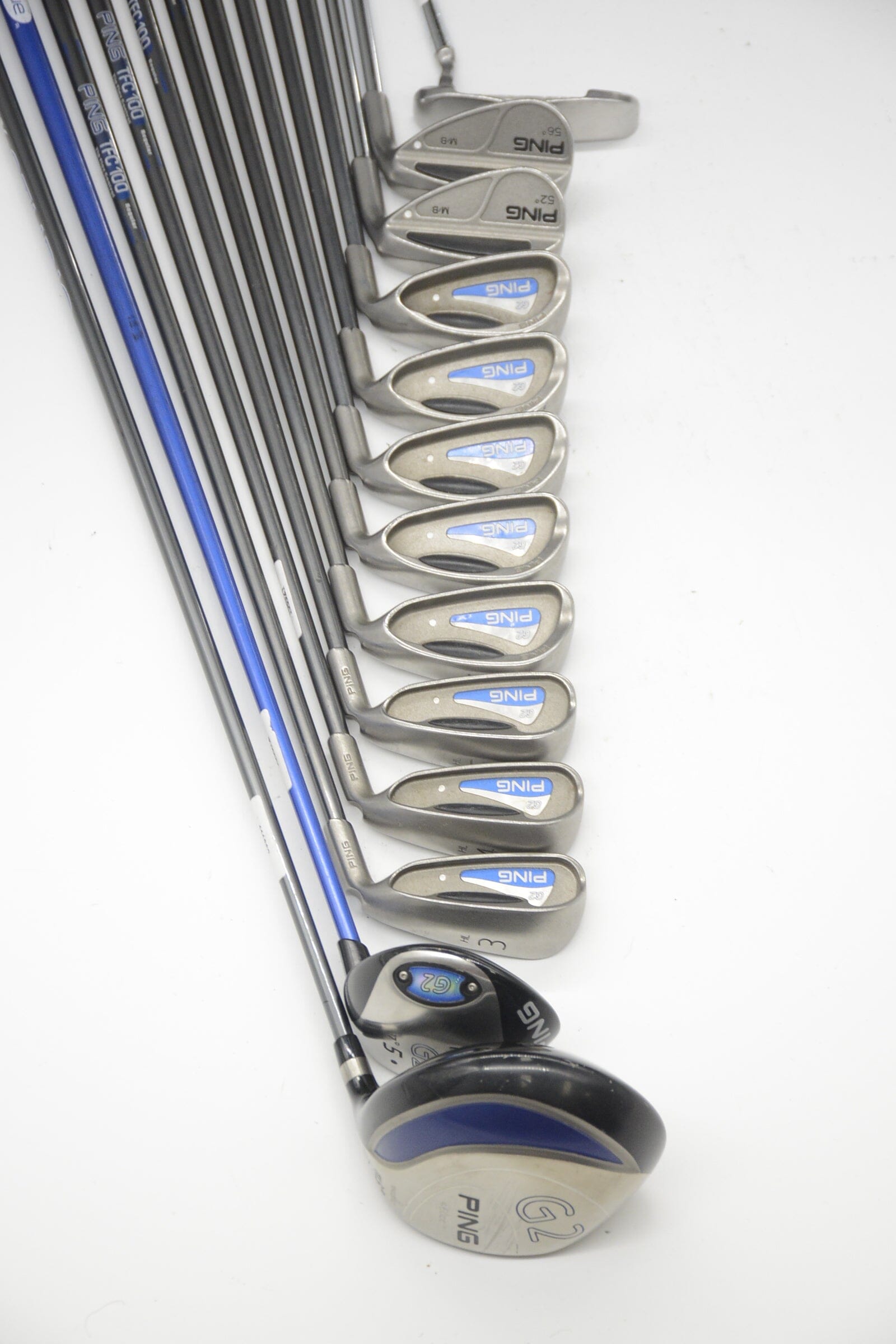 Ping G2 Mixed Full Set R Flex -0.75" Golf Clubs GolfRoots