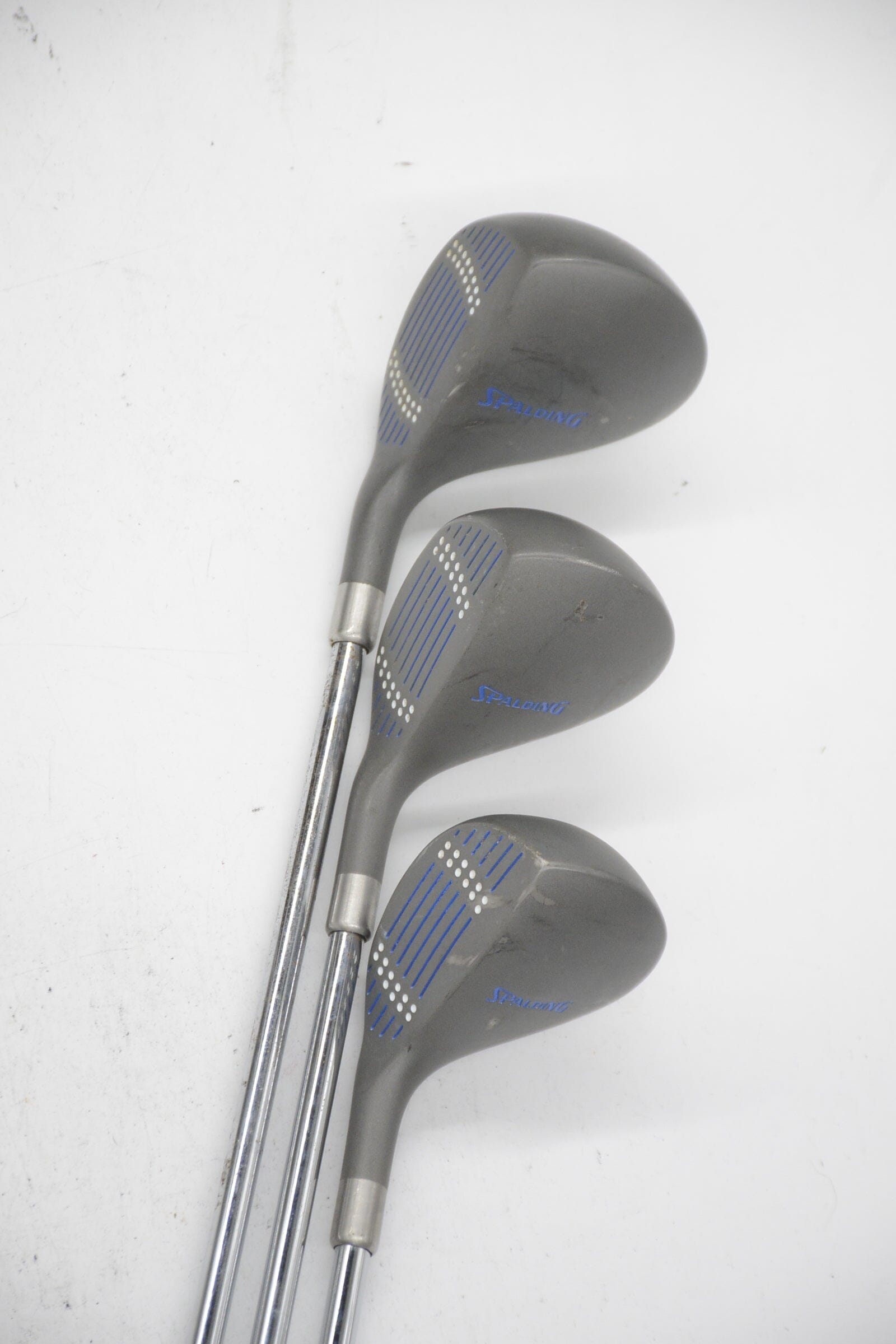 Women's Spalding Pro Flite D, 3W, 5W Wood Set W Flex Golf Clubs GolfRoots