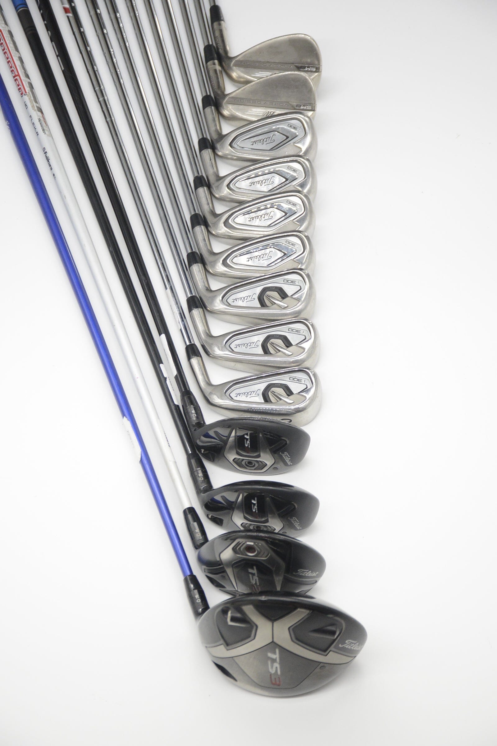 Titleist T300 Mixed Full Set R Flex Std Length Golf Clubs GolfRoots