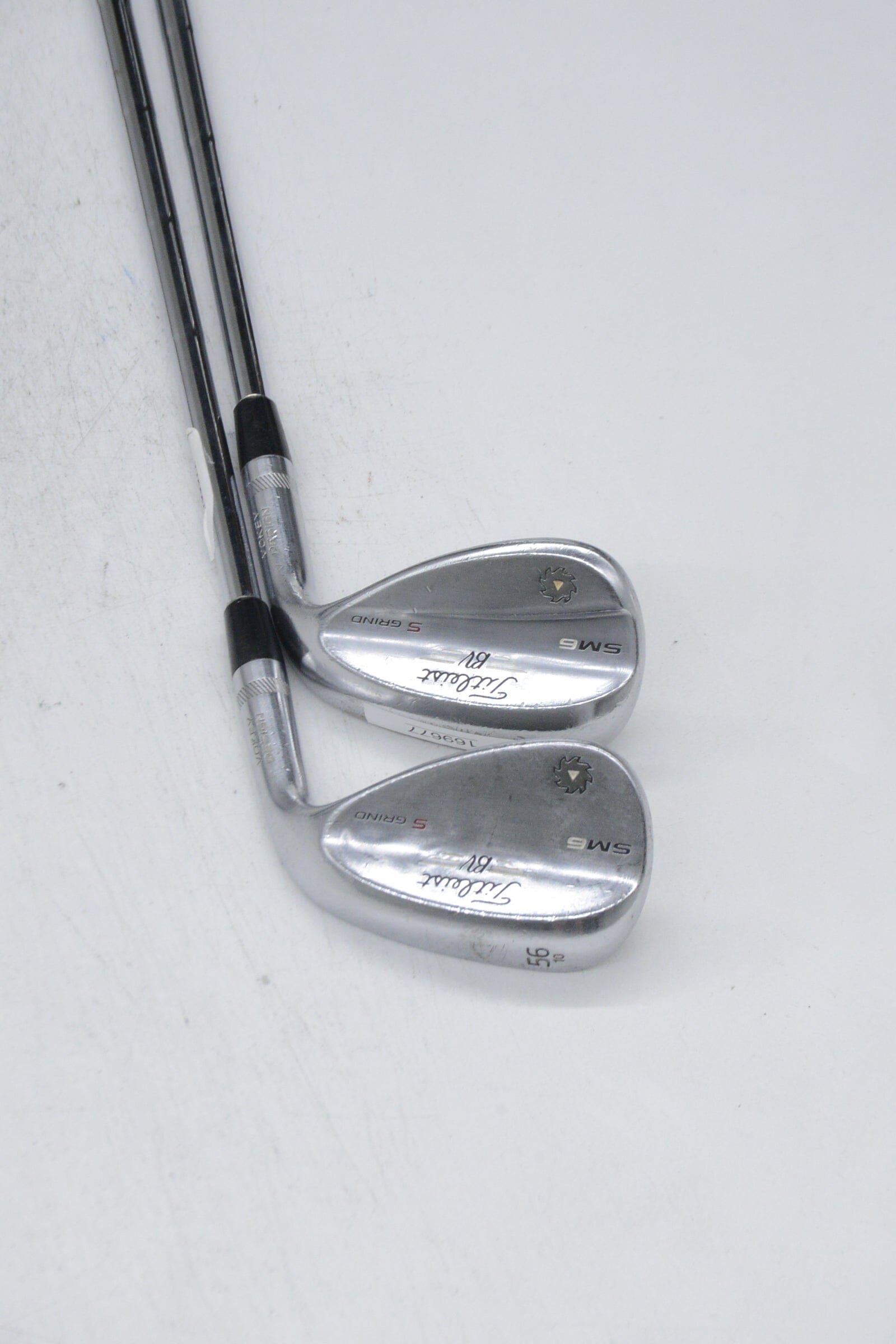 Titleist Vokey SM6 Tour Chrome 56 & 60 Degree Wedge Set S Flex Golf Clubs GolfRoots