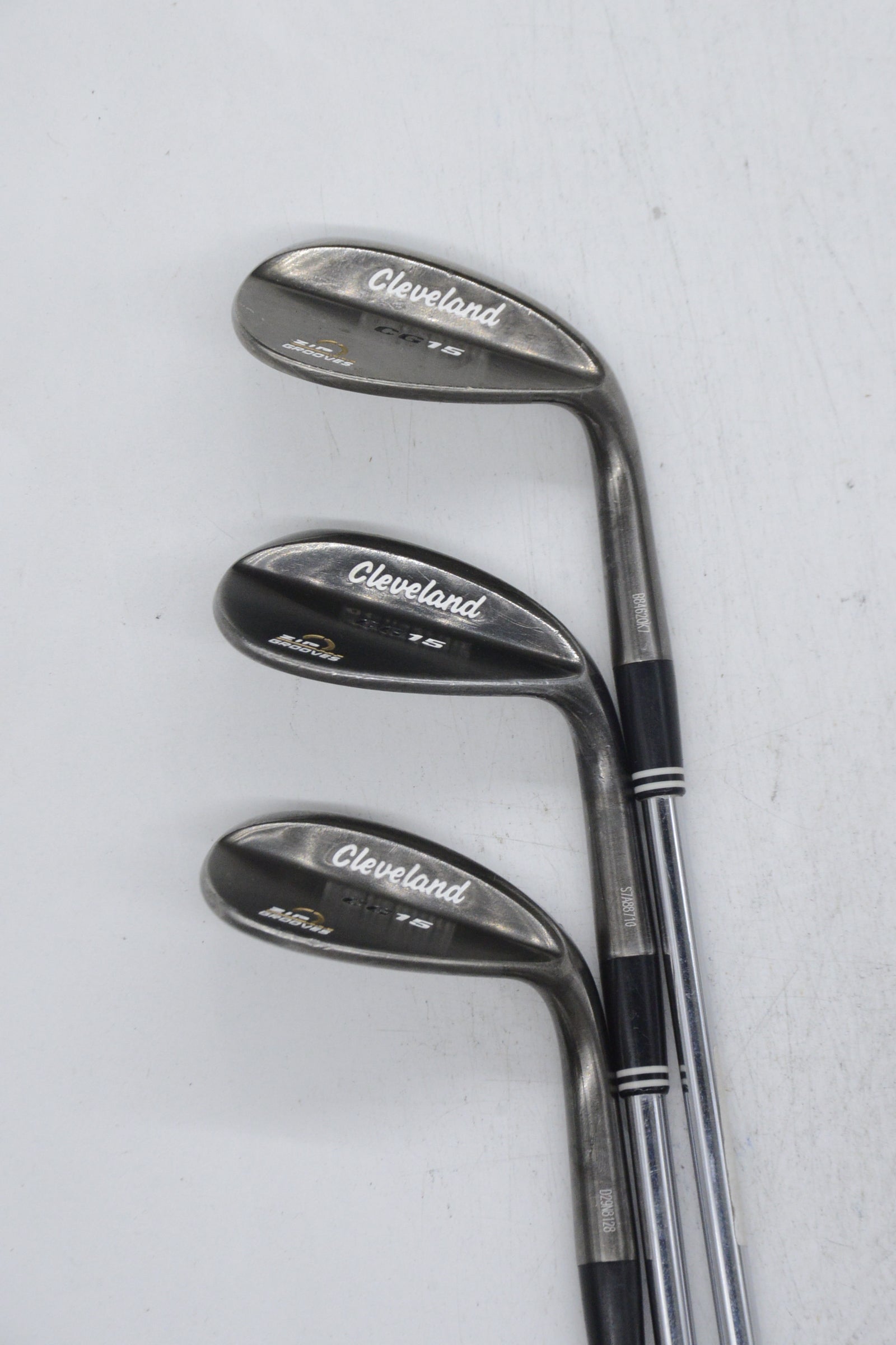 Cleveland CG15 Black Pearl 52, 56, 60 Degree Wedge Set Wedge Flex