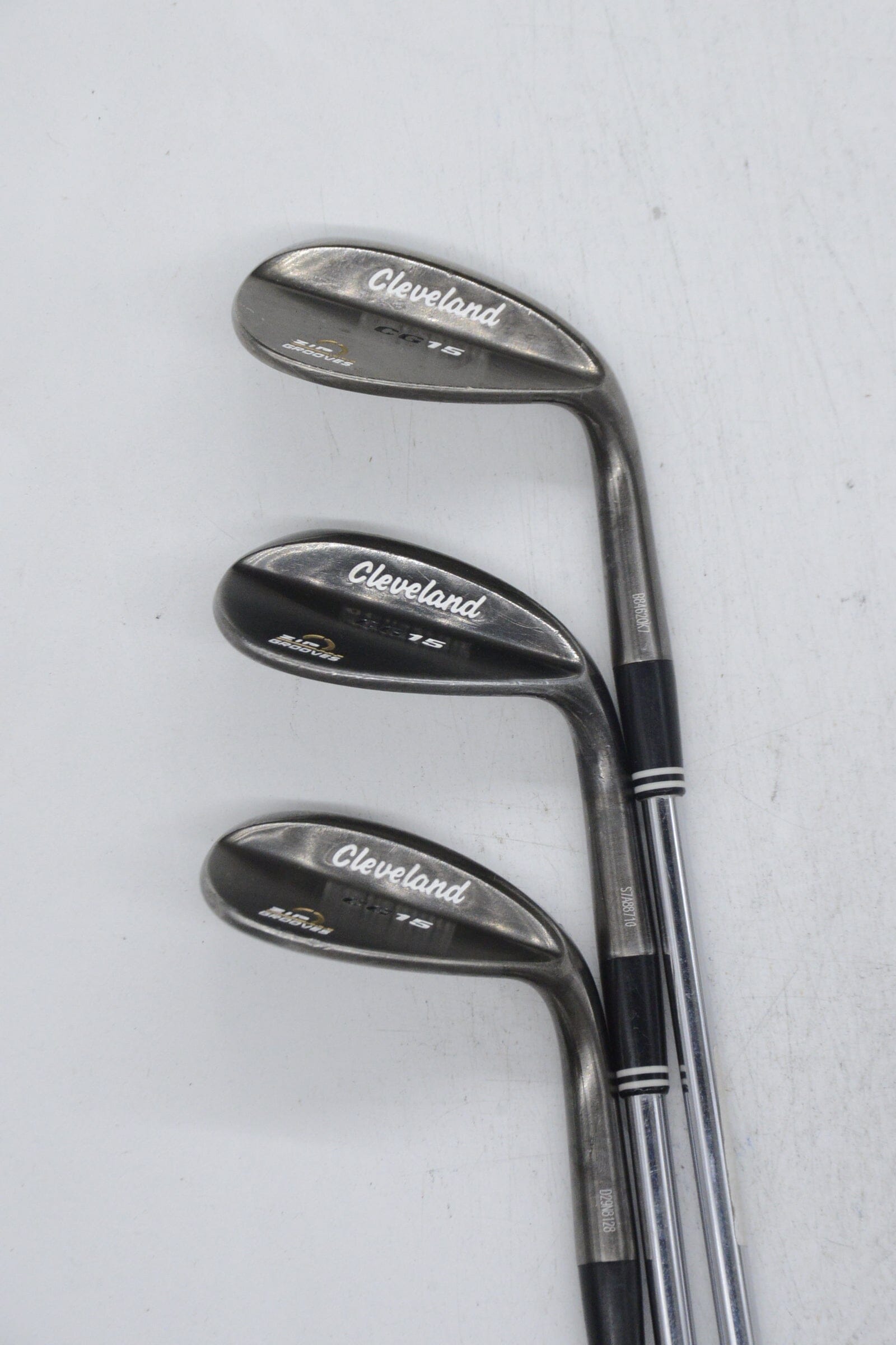 Cleveland CG15 Black Pearl 52, 56, 60 Degree Wedge Set Wedge Flex Golf Clubs GolfRoots