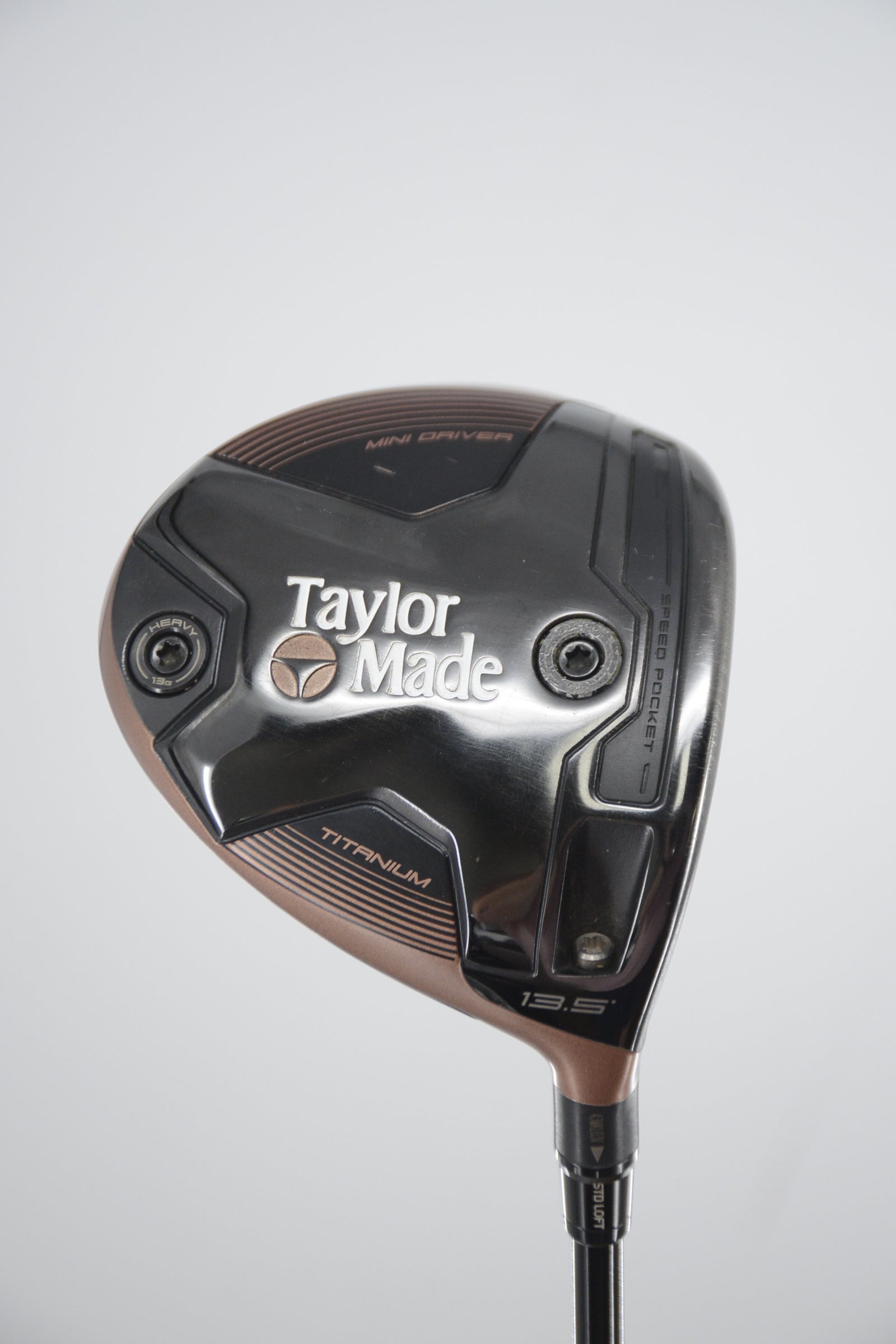 TaylorMade BRNR Mini Copper 13.5 Degree Driver S Flex 43.5"