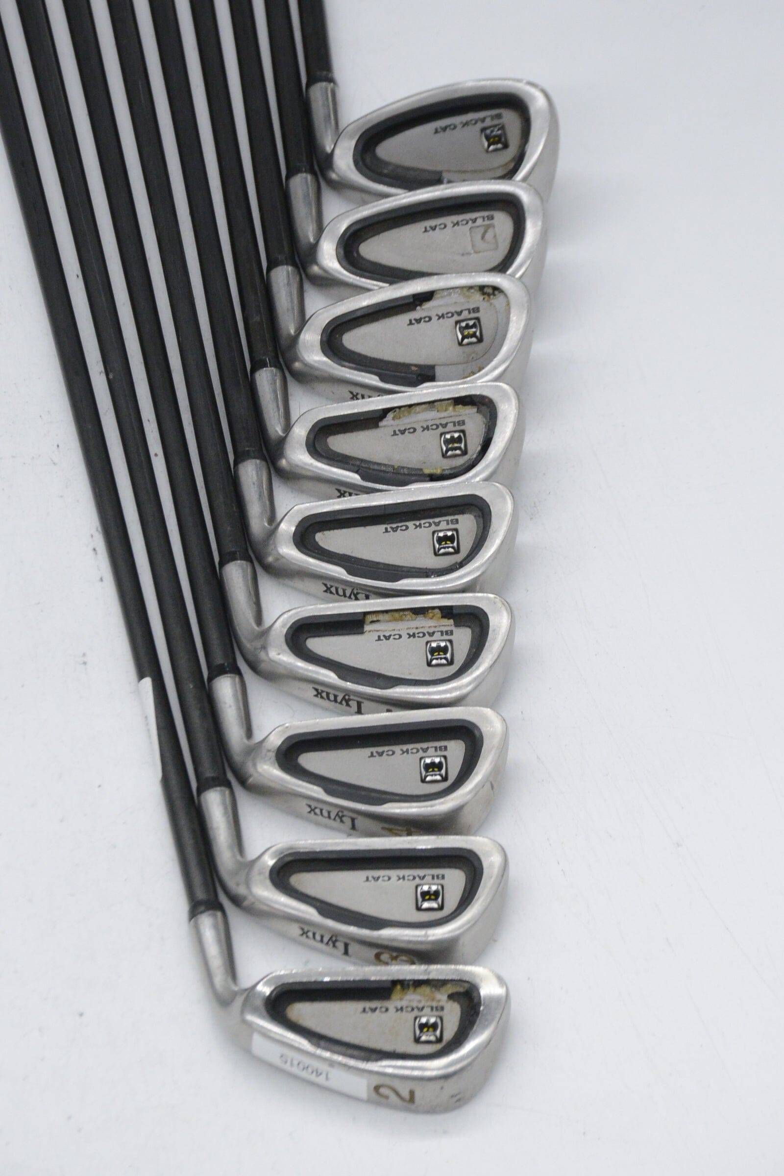 Lynx Black Cat 2-7, 9-PW, SW Iron Set R Flex -0.25" Golf Clubs GolfRoots